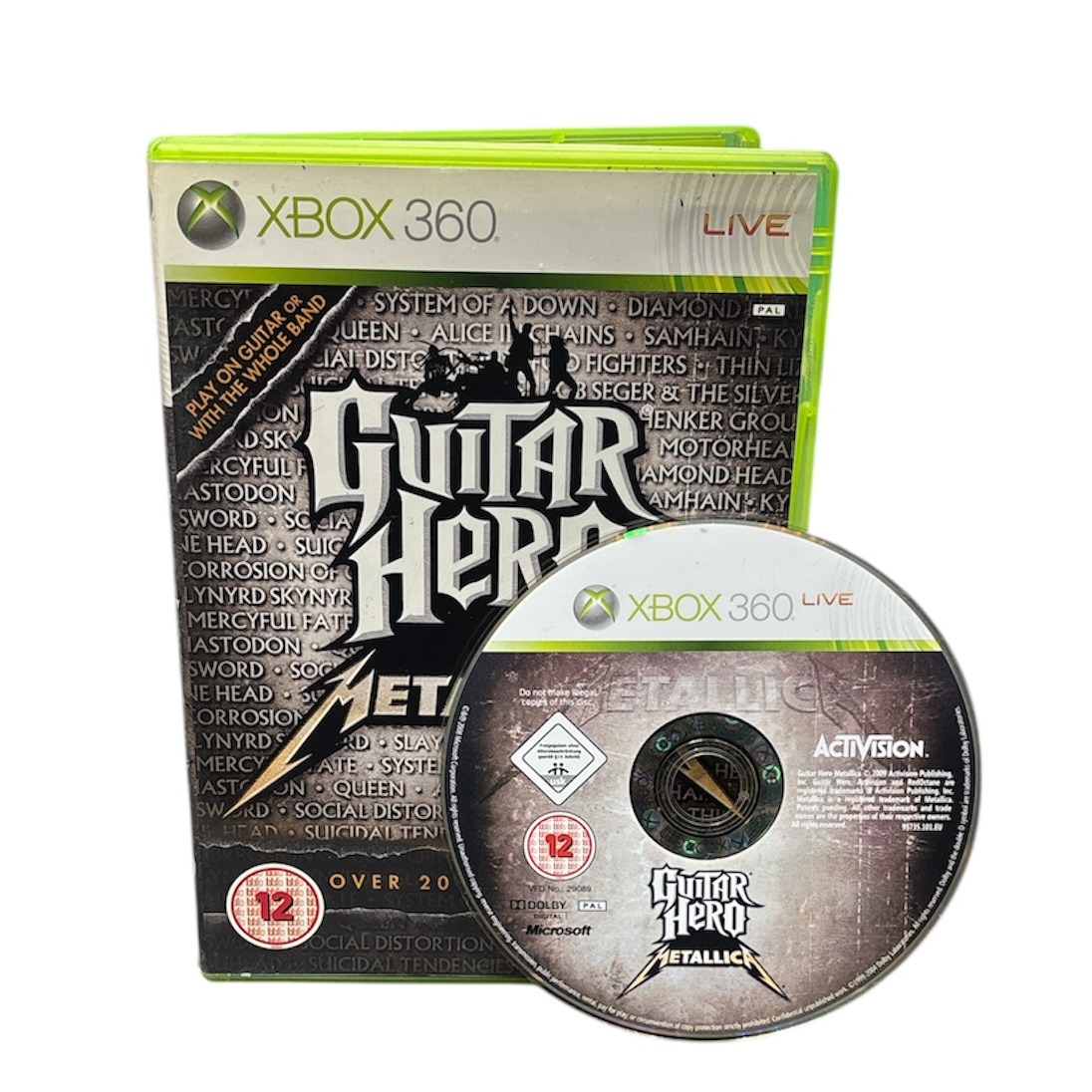 Product photo for Guitar Hero: Metallica (Solus) - Xbox 360 Game (12)