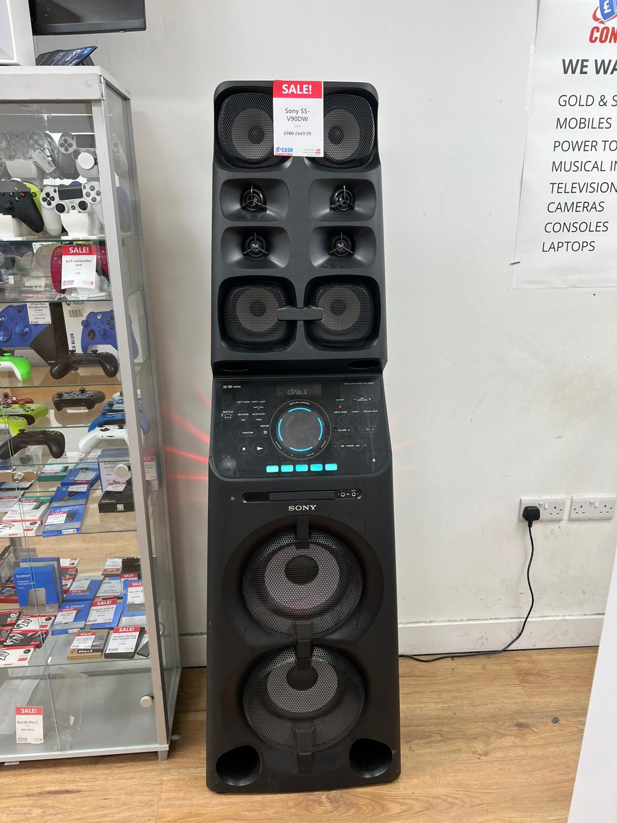 Product photo for Sony MHC-V90DW, High Power Party Speaker System *COLLECTION ONLY*