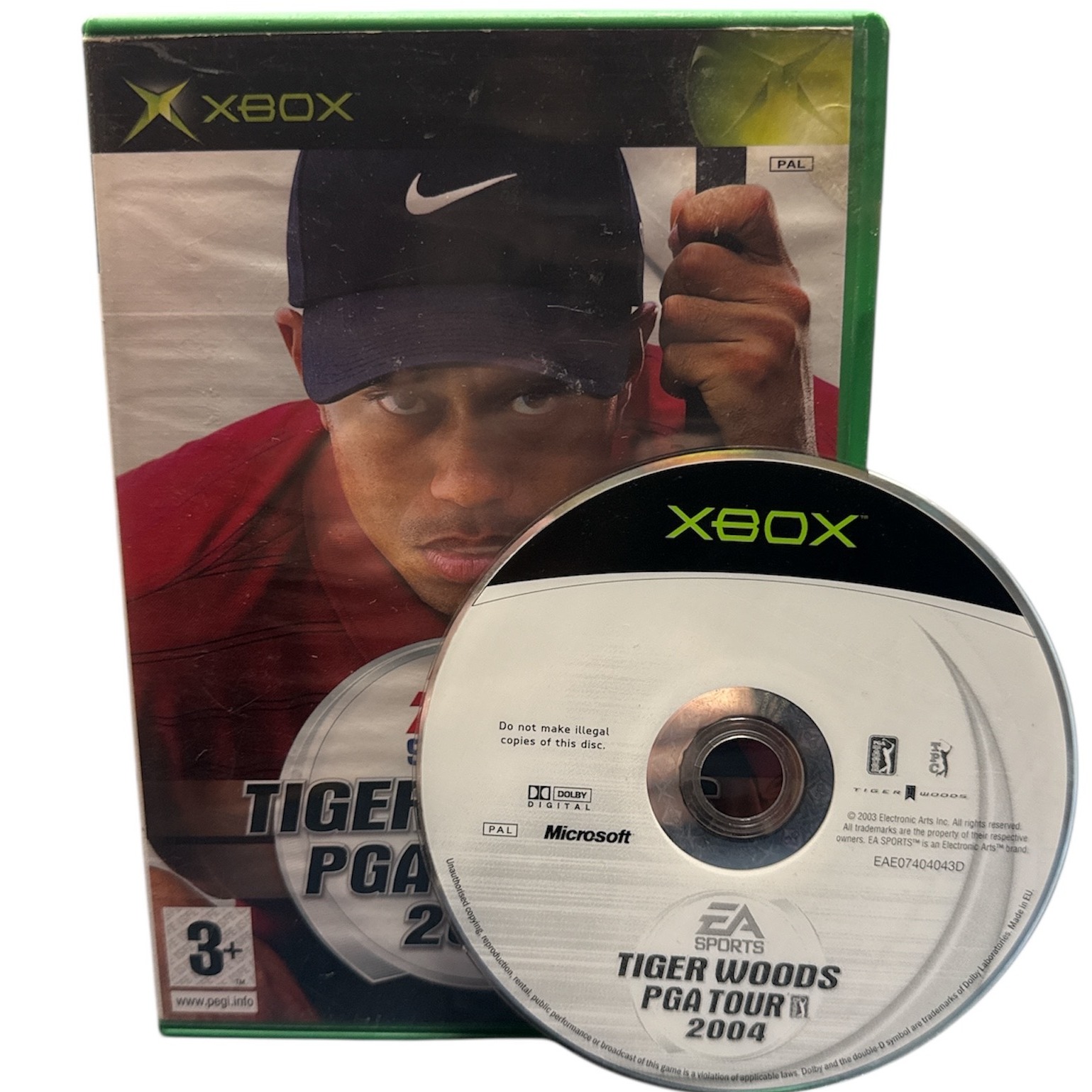 Product photo for Tiger Woods PGA tour 2004 (Xbox)