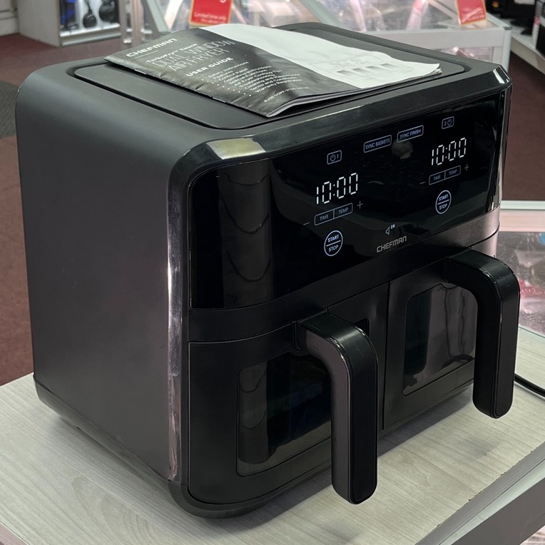 Product photo for Chefman Dual Window Air Fryer