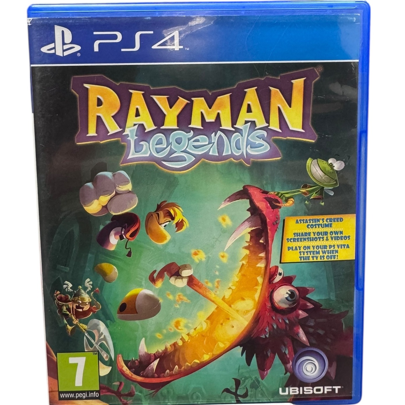 Product photo for Rayman Legends - Sony PlayStation 4 (PEGI 7, Ubisoft, 1-4 Players, Pre-Owned)