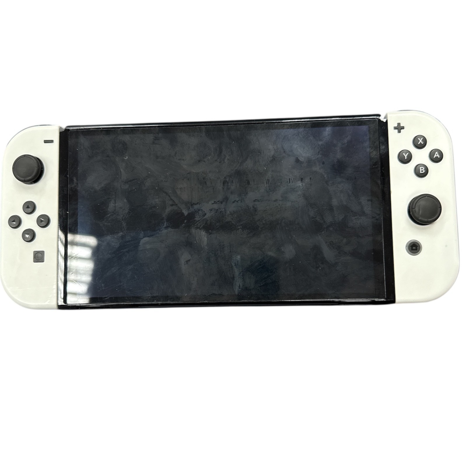 Product photo for Switch Console, 64GB OLED + White Joy-Con, Unboxed