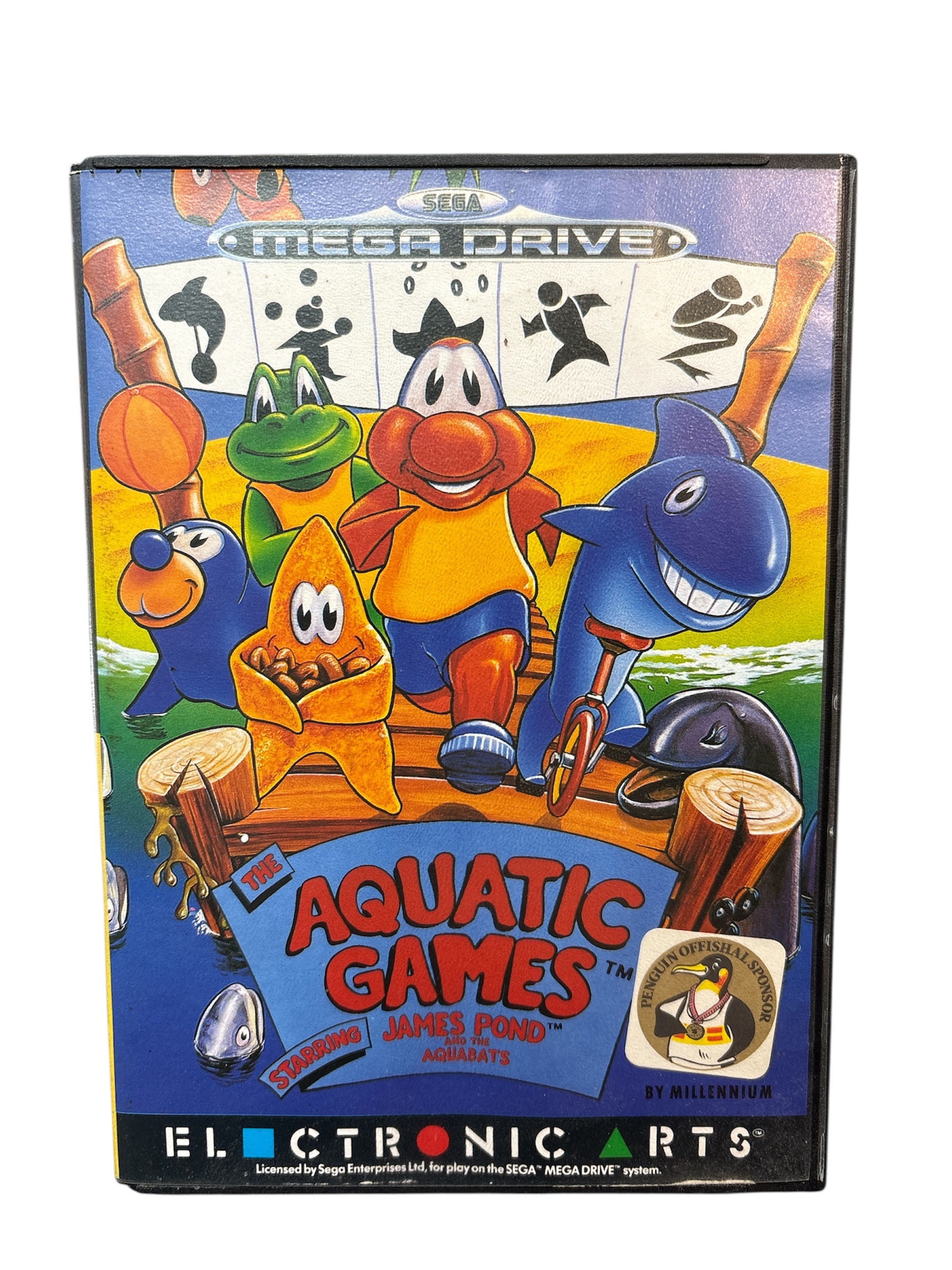Aquatic Games James Pond Sur Sega Megadrive - PAL Complet (Bon état)
