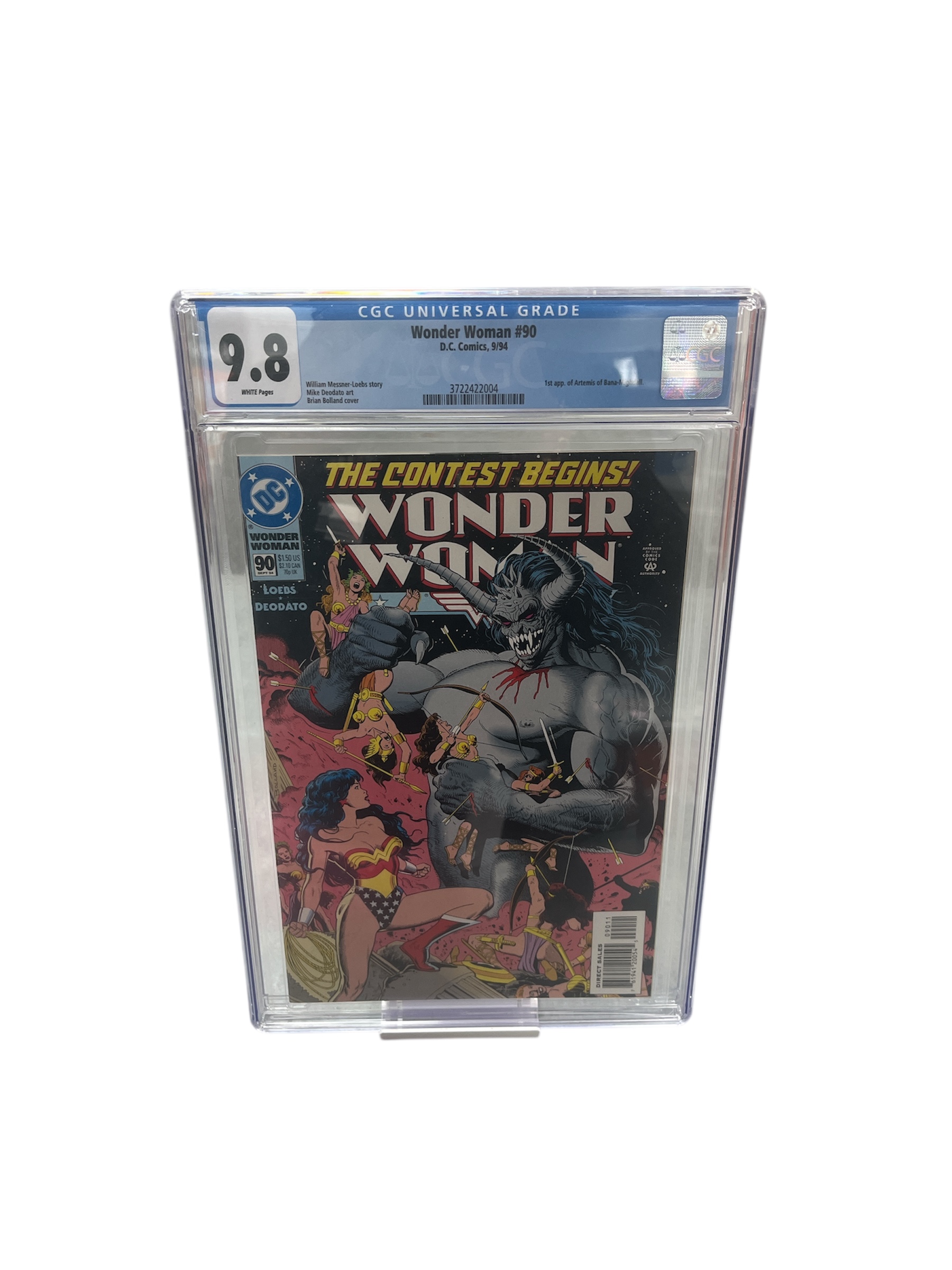 Like New Wonder Woman #90 CGC Graded 9.8 Comic - Own4Less