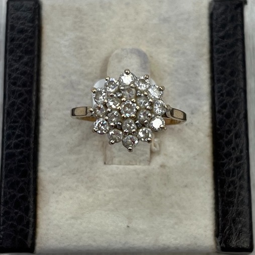 Product photo for G.Ltd 9ct Gold CZ Ring