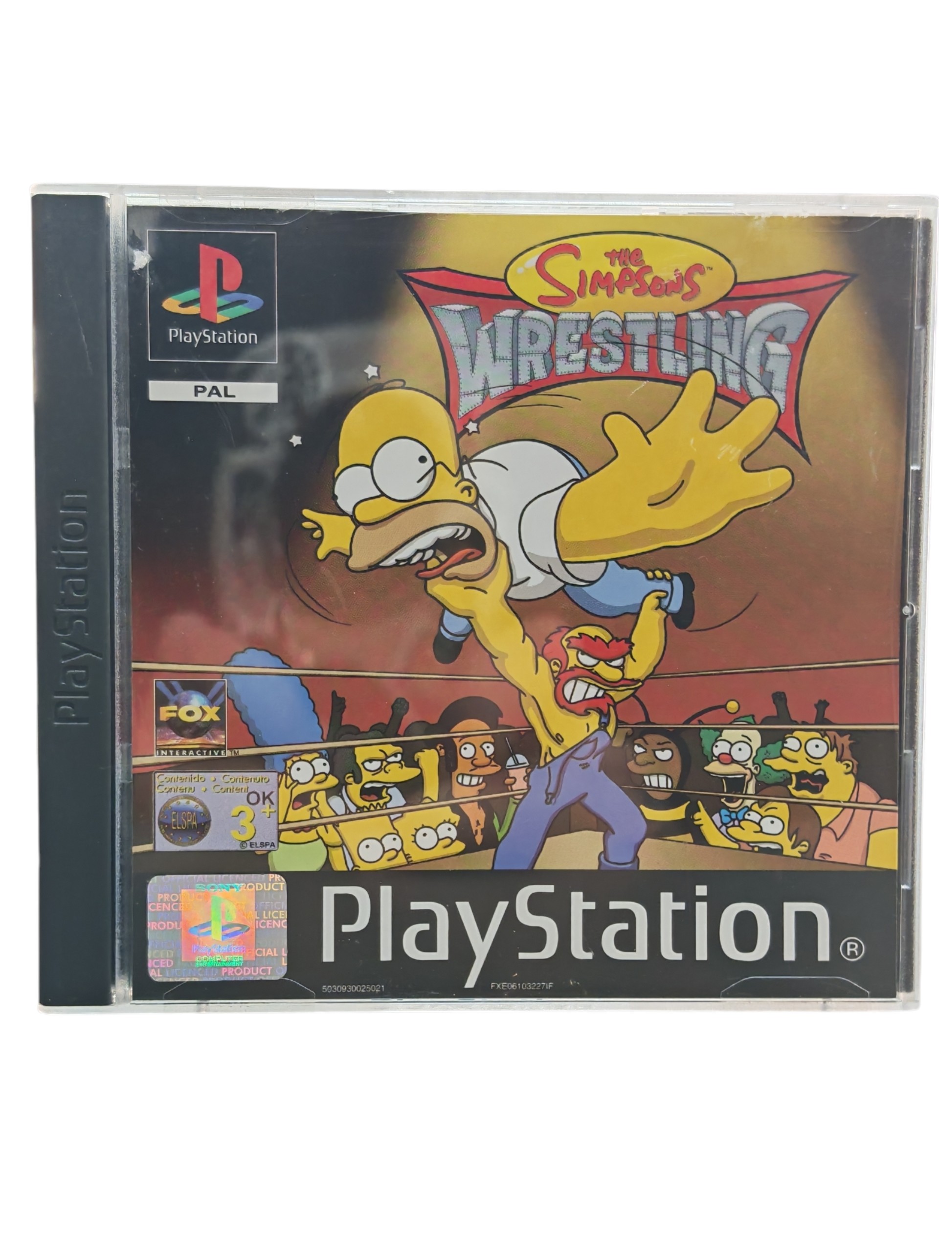 The Simpsons Wrestling Sur PS1 - PAL Français - État Correct