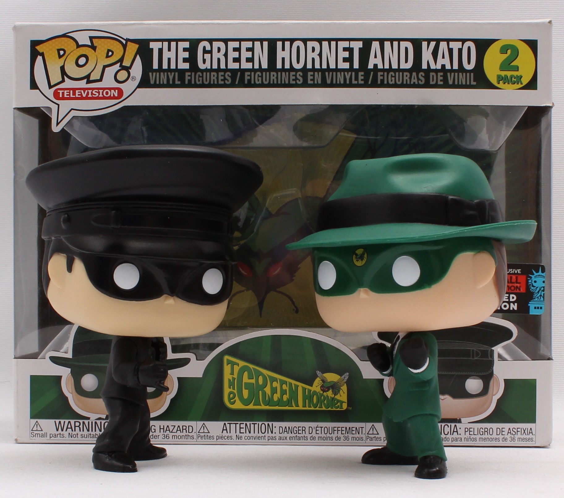 Product photo for POP The Green Hornet & Kato 2 Pack Vinyl Figures POP! - Boxed (U)