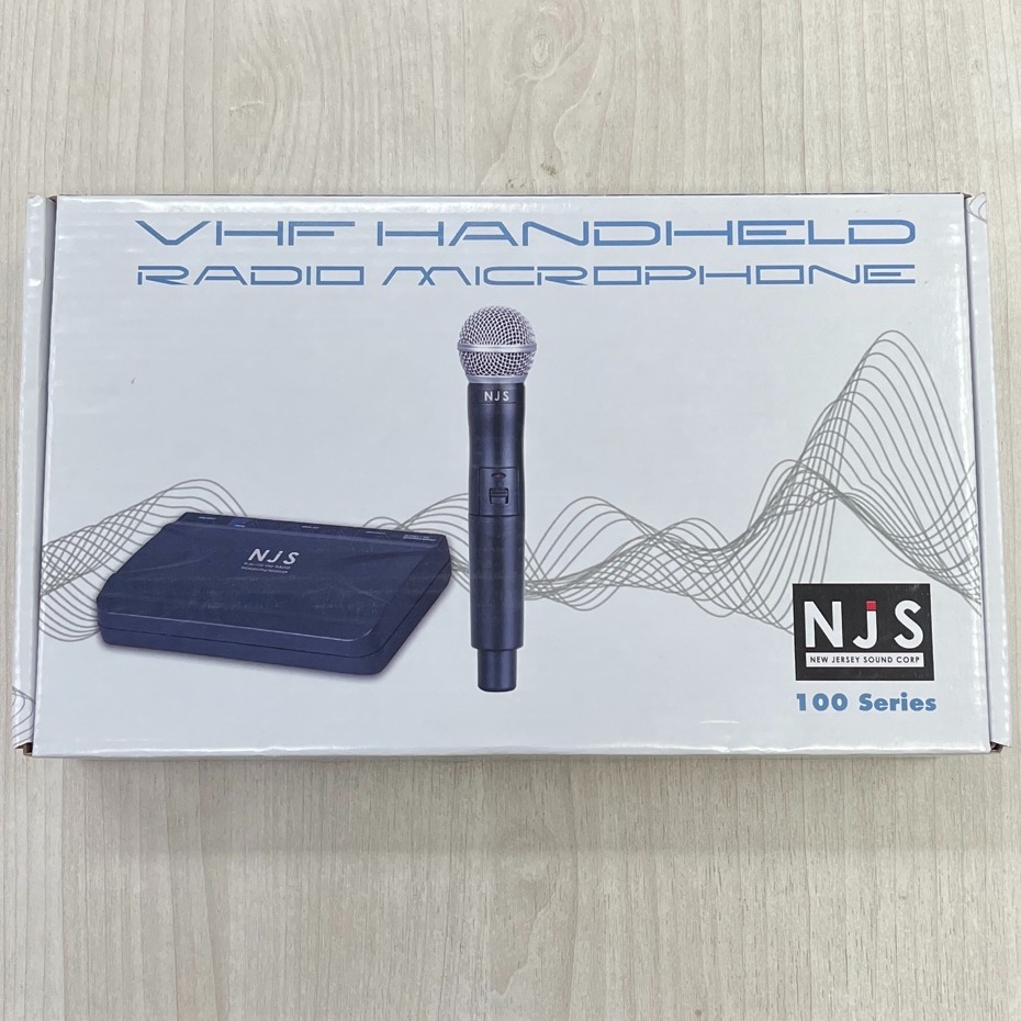 Product photo for NJS VHF Handheld Radio Microphone System