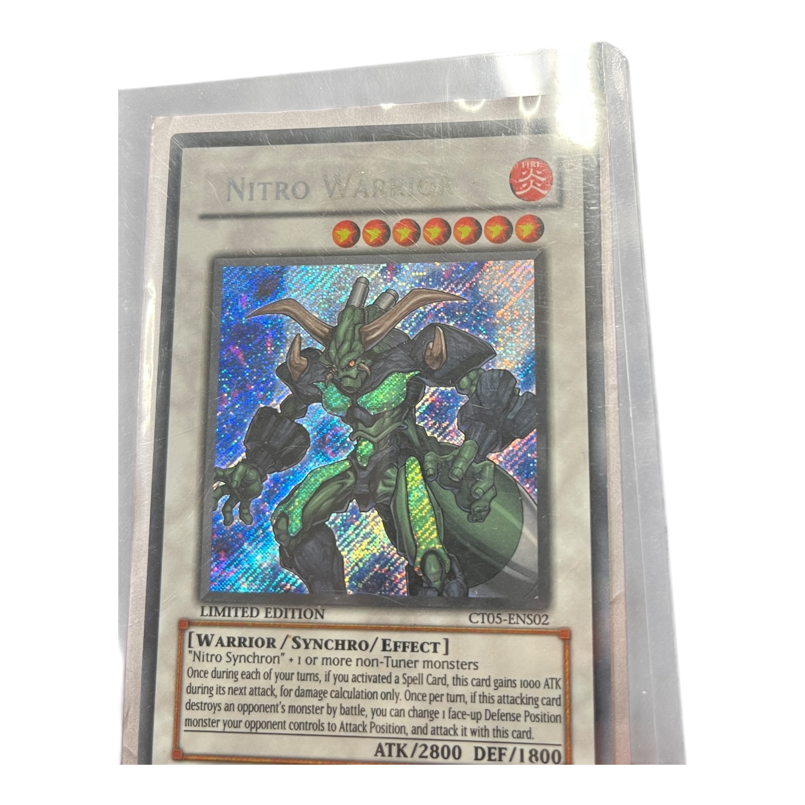 Product photo for Nitro Warrior CT05-ENS02 – Yu-Gi-Oh! Card Limited Edition