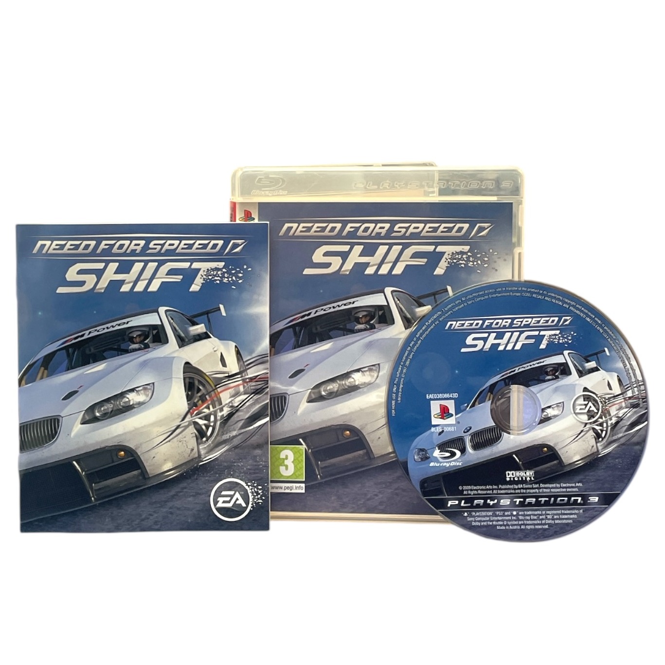 Product photo for Need For Speed Shift - With Manual PS3 Game
