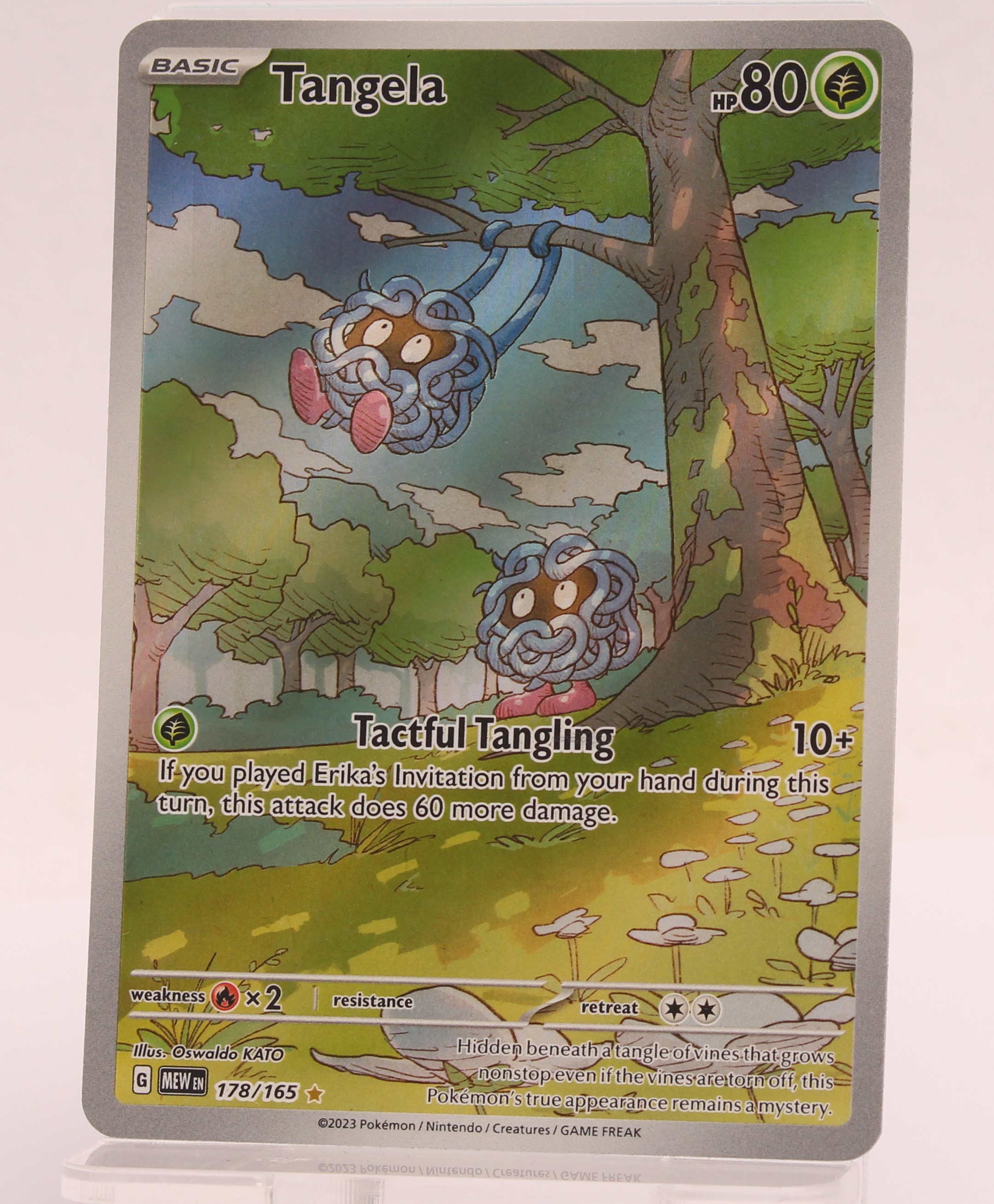 rare tangela pokemon card Amazon.com: Pokemon - Tangela 178/165 - Pokemon 151 - Illustration Art Rare