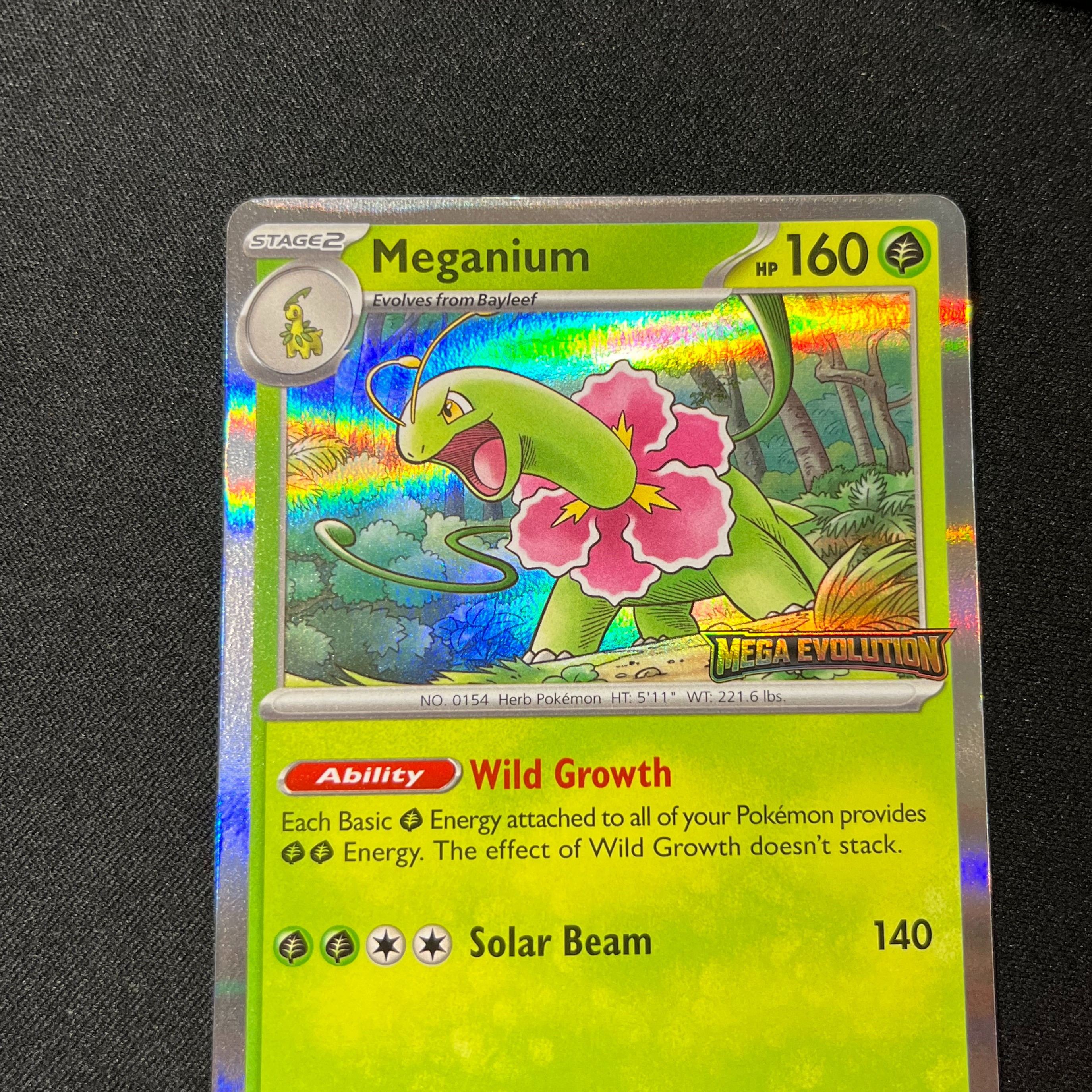pokemon meganium card Meganium - 10/111 - Holo 1st Edition main image 0