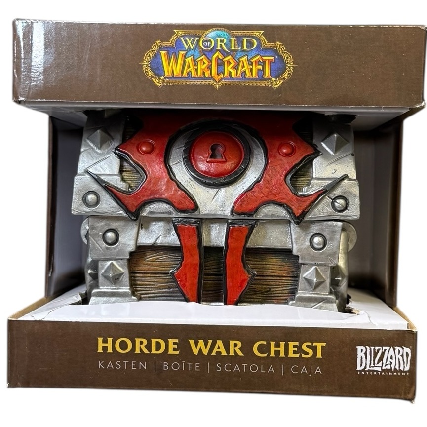 Product photo for New: World Of Warcraft Horde War Chest - 12cm (Nemesis Now)