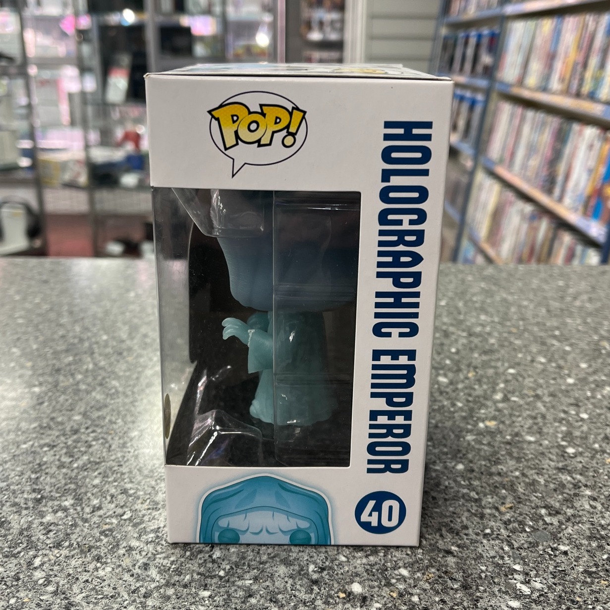 Product photo for Funko Pop!: Holographic Emperor-Star Wars #40