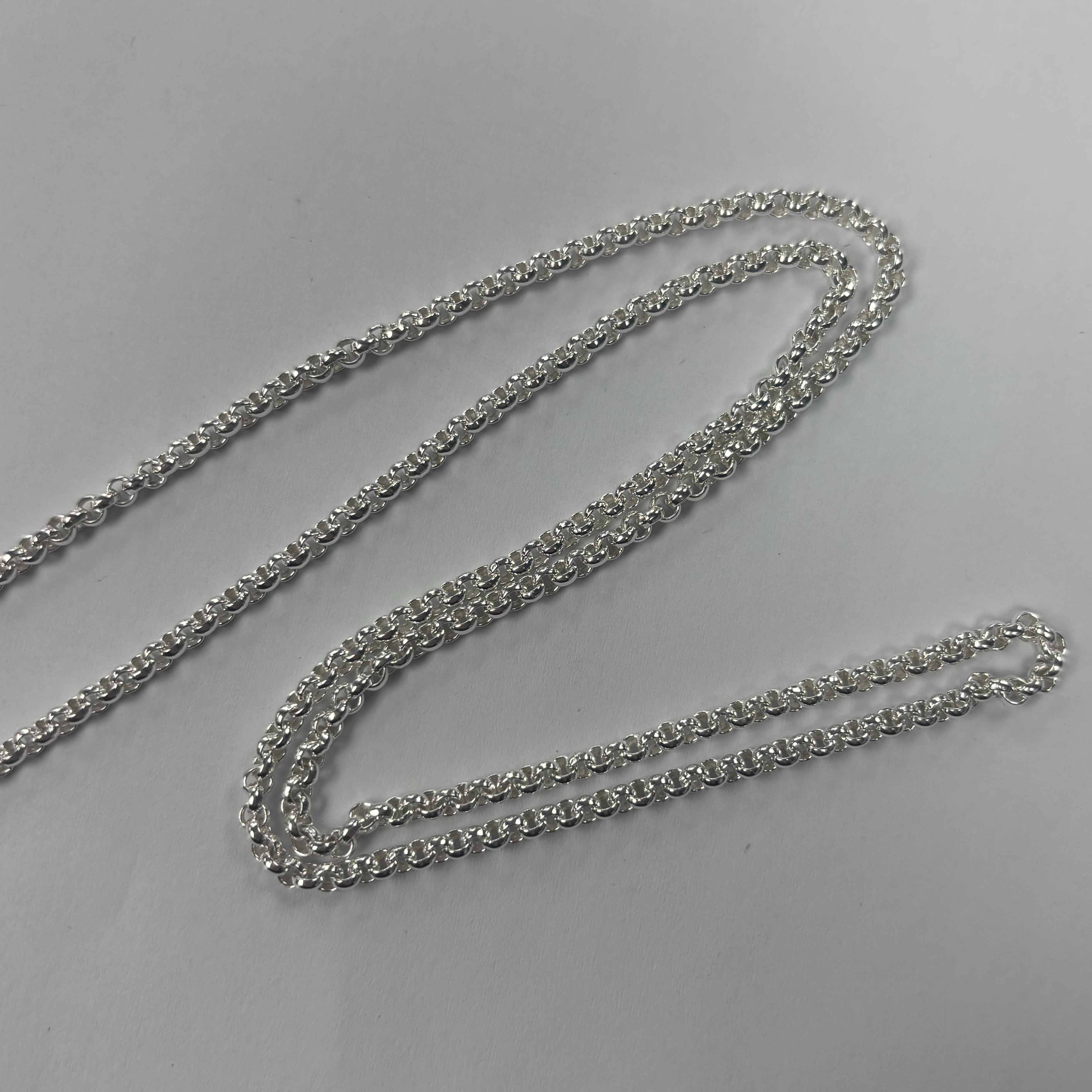 Product photo for Brand New Plain Belcher Chain 18