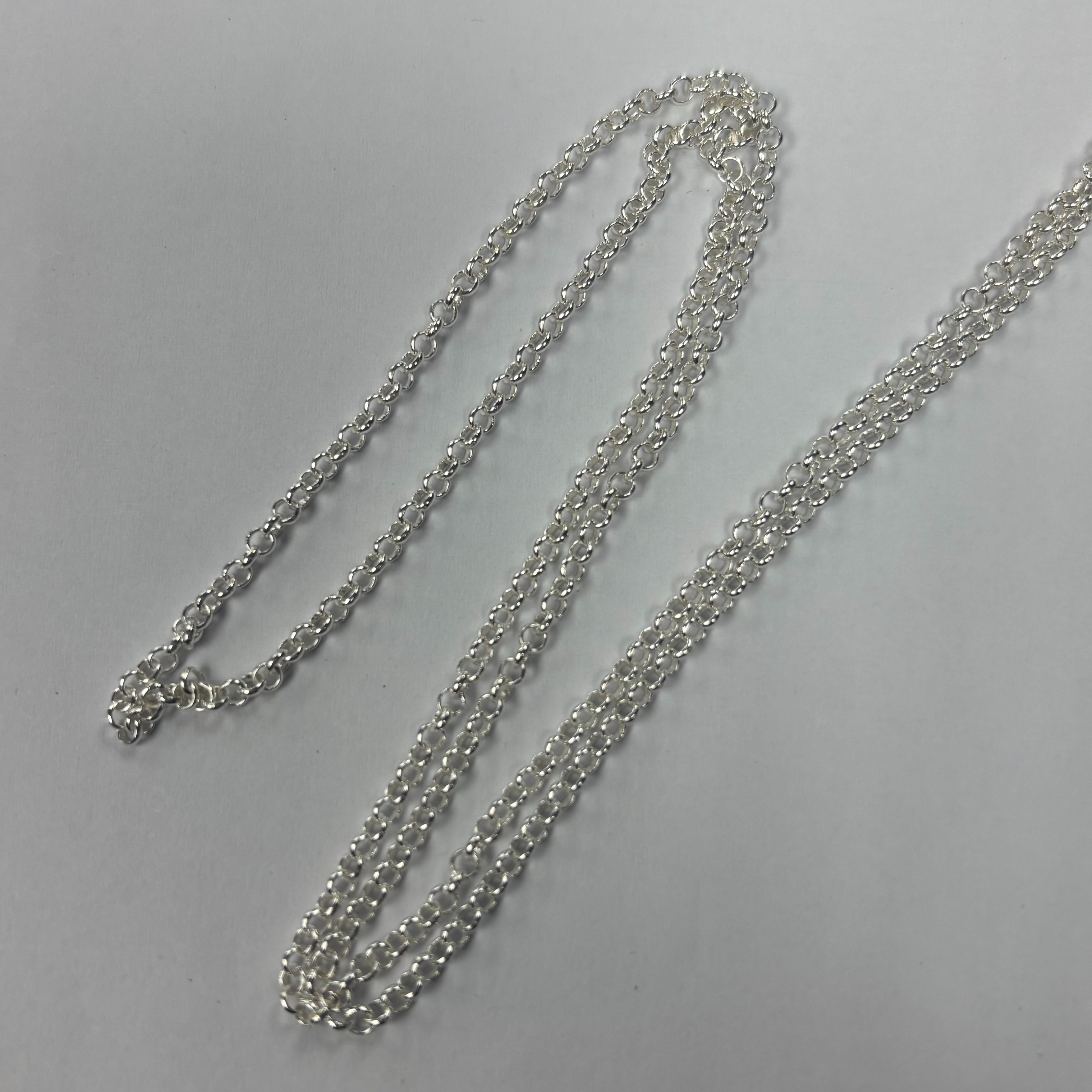 Product photo for Brand New Plain Belcher Chain, 5.80g 925 Silver