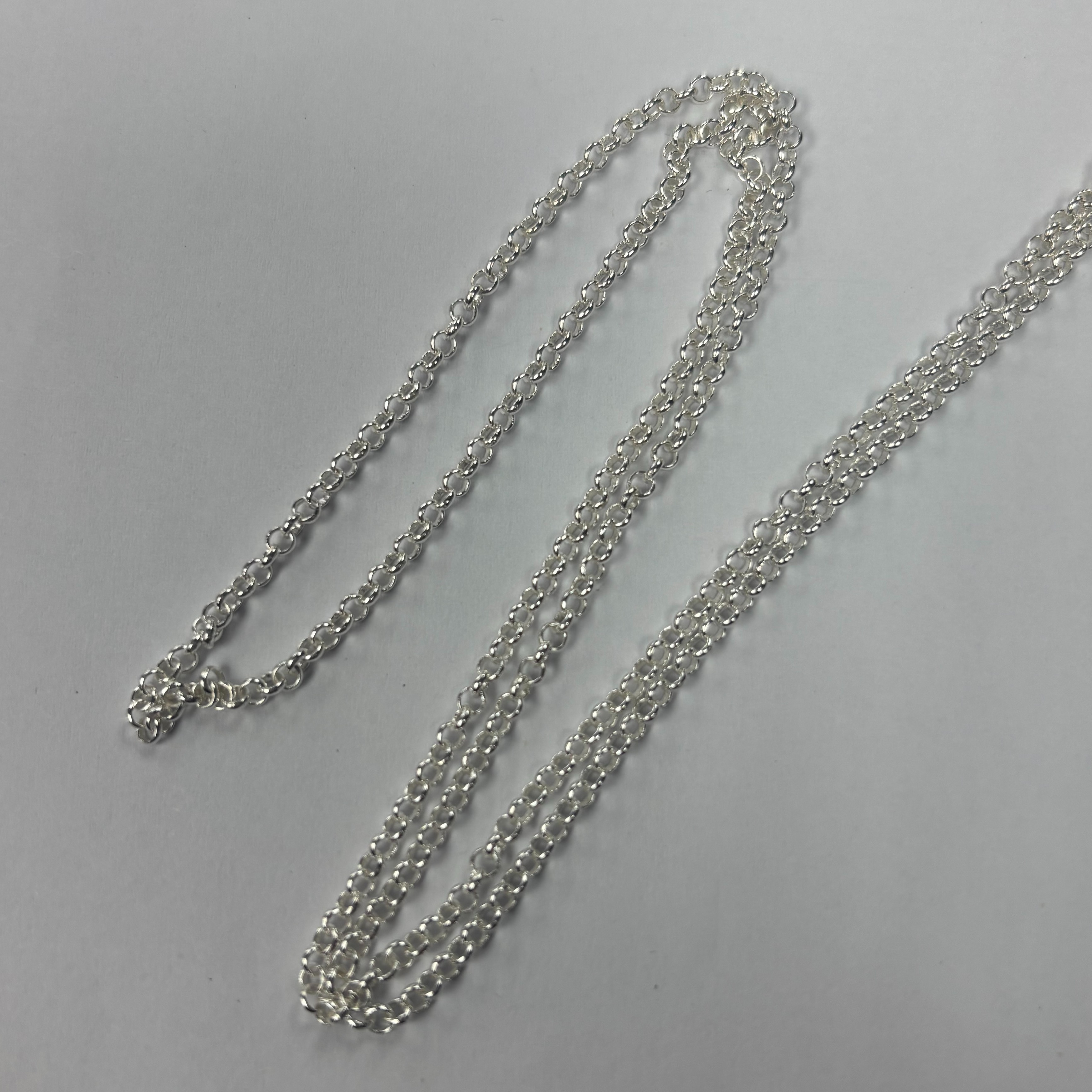 Product photo for Brand New Plain Belcher Chain, 6.20g 925 Silver