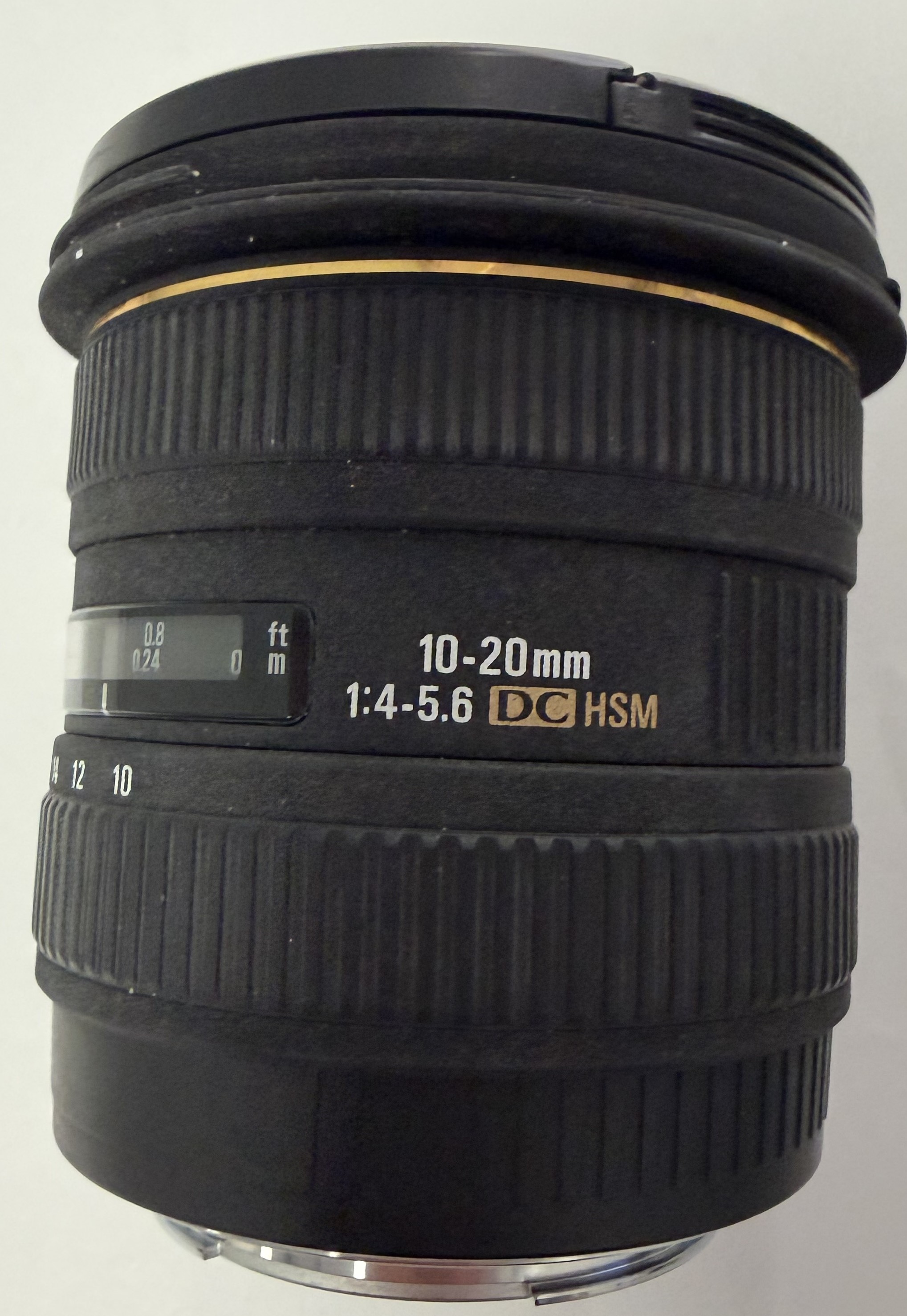 Product photo for Sigma 10-20mm f4-5.6 EX DC HSM Canon EF-S Lens + Hood Ultra Wide
