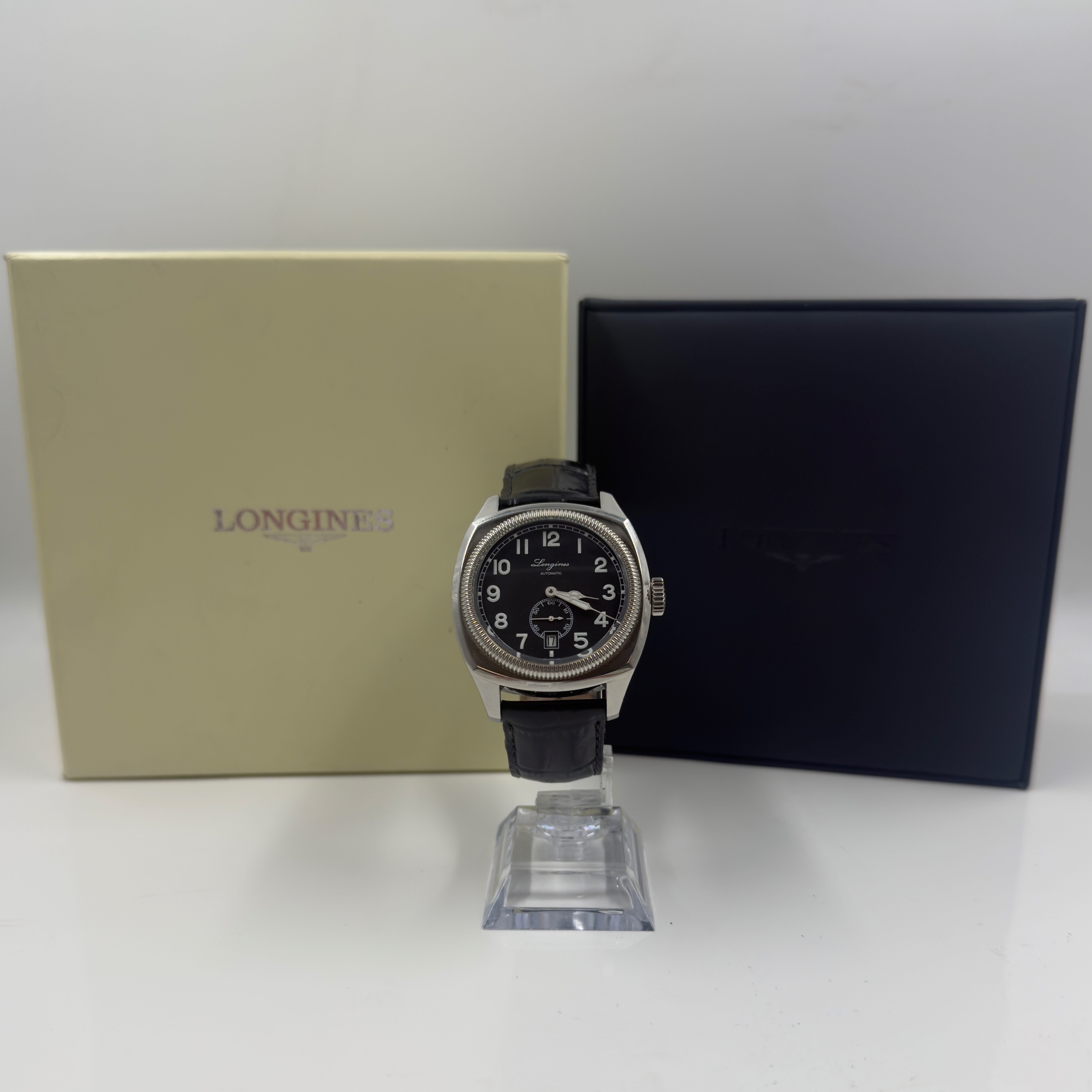 Product photo for LONGINES L2.794.4 HERITAGE 42MM AUTOMATIC WATCH WITH BOX