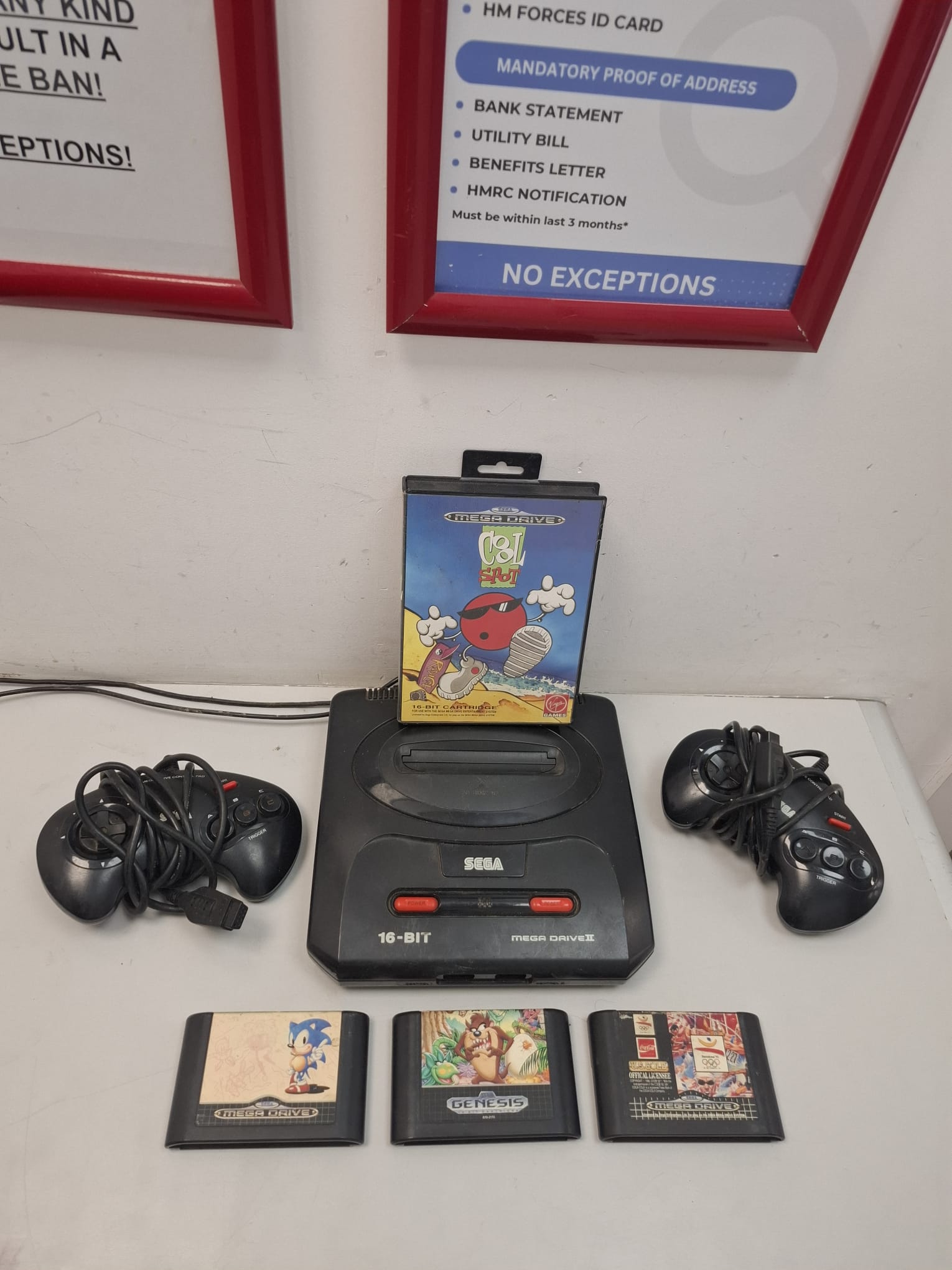 Product photo for SEGA MEGA DRIVE 2 CONSOLE BUNDLE