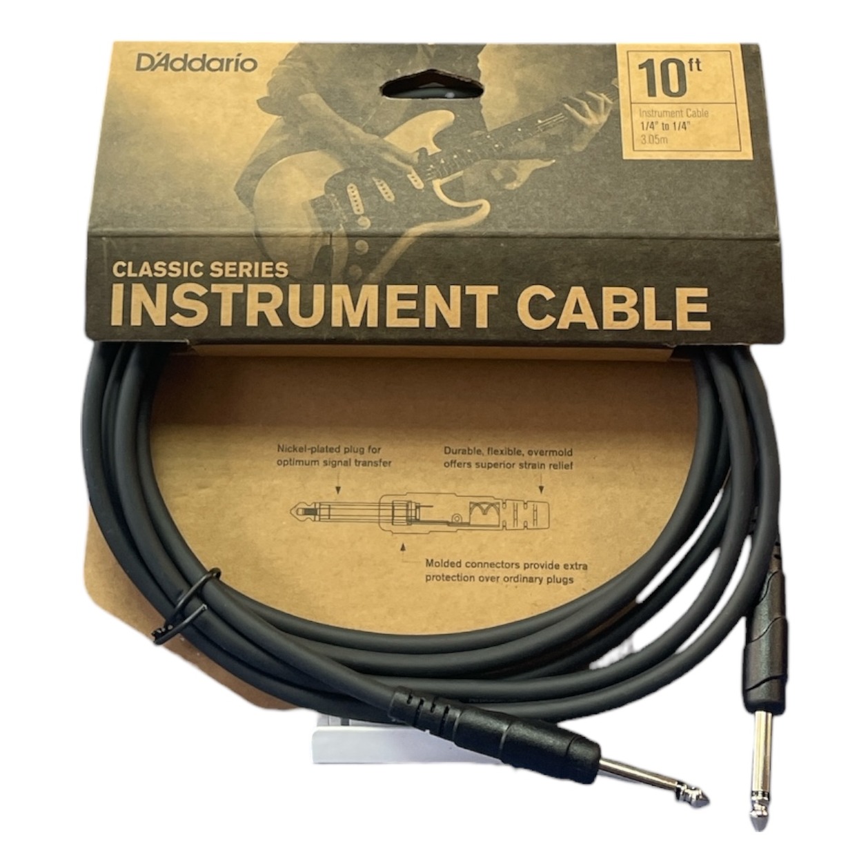 Product photo for 10ft Classic Series Instrument Cable PW-CGT-10