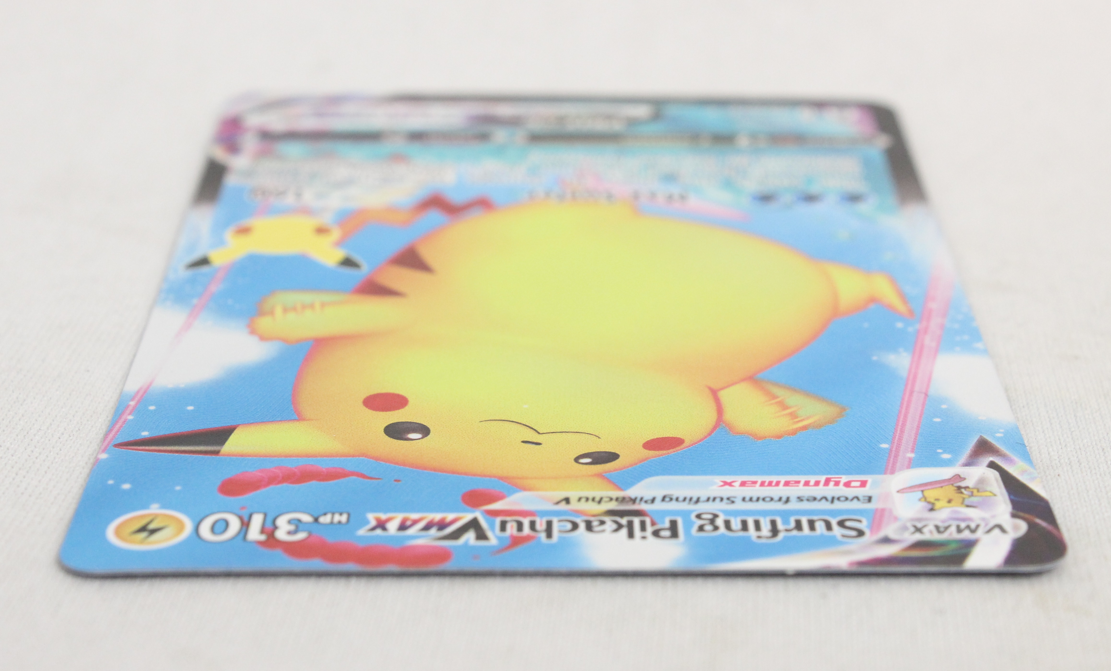 Pre-owned Pokemon Surfing Pikachu VMAX 009/025 Holo Illustration Pokmon TCG Card - Own4Less Pre-owned Pokemon Surfing Pikachu VMAX 009/025 Holo Illustration Pokmon TCG Card - Own4Less