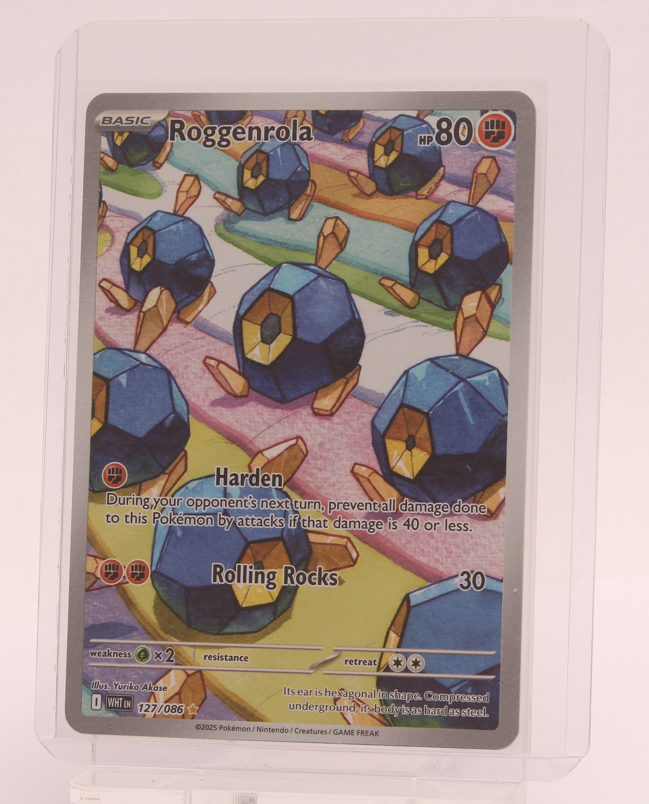 Pre-owned Pokemon Roggenrola 127/086 Holo TCG Card - Own4Less Pre-owned Pokemon Roggenrola 127/086 Holo TCG Card - Own4Less