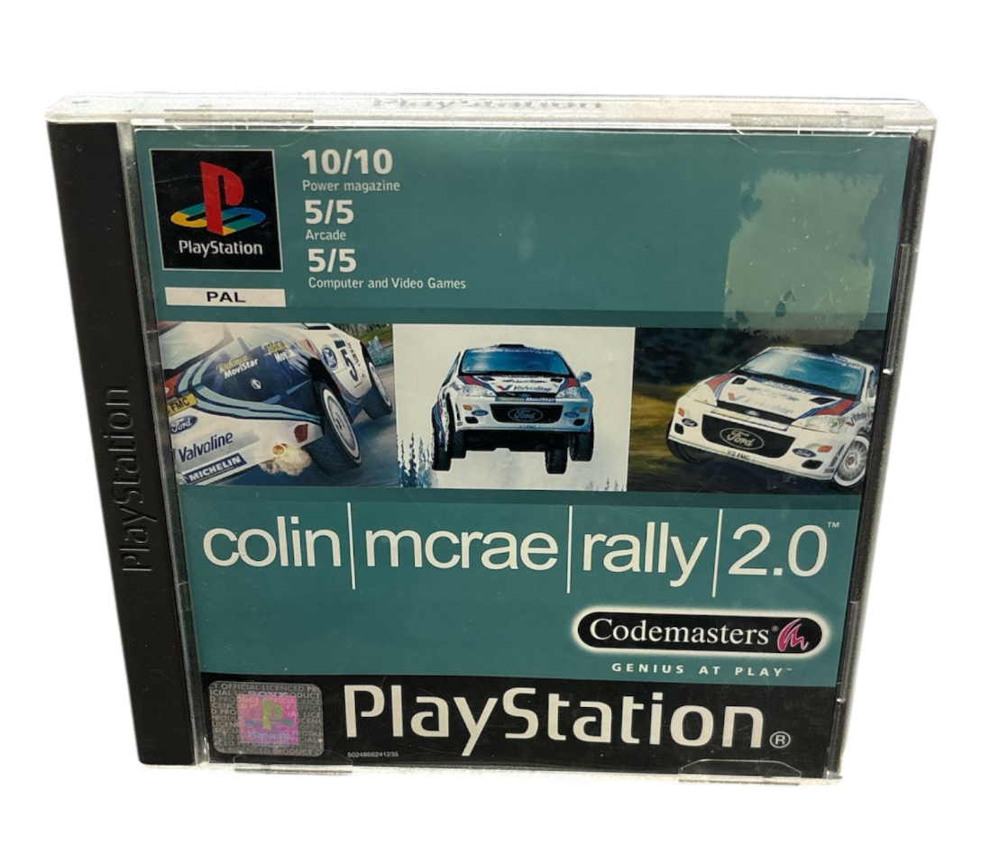 Jeu Sony Playstation 1 PS1 Colin McRae Rally complet Platinum