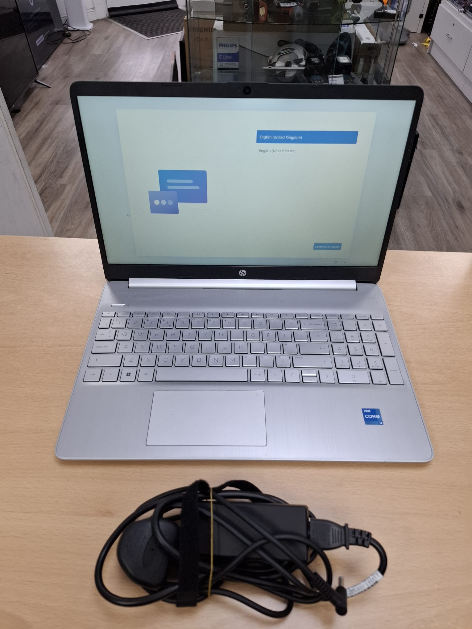 Product photo for HP 15S-fq5020na Laptop - 4GB RAM / i3 Processor 120GB SSD