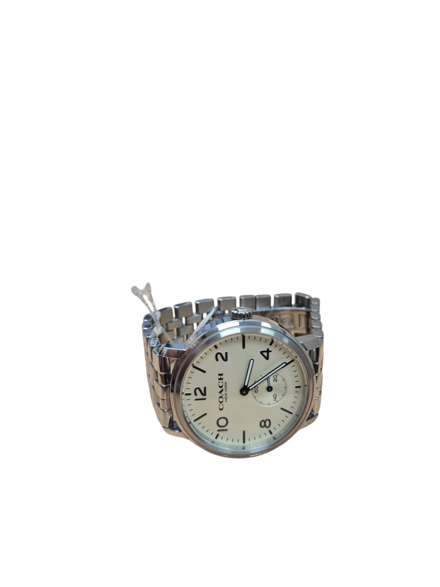 Product photo for COACH Men's Harrison Round Stainless Steel Watch 42mm **NEW RRP £190**