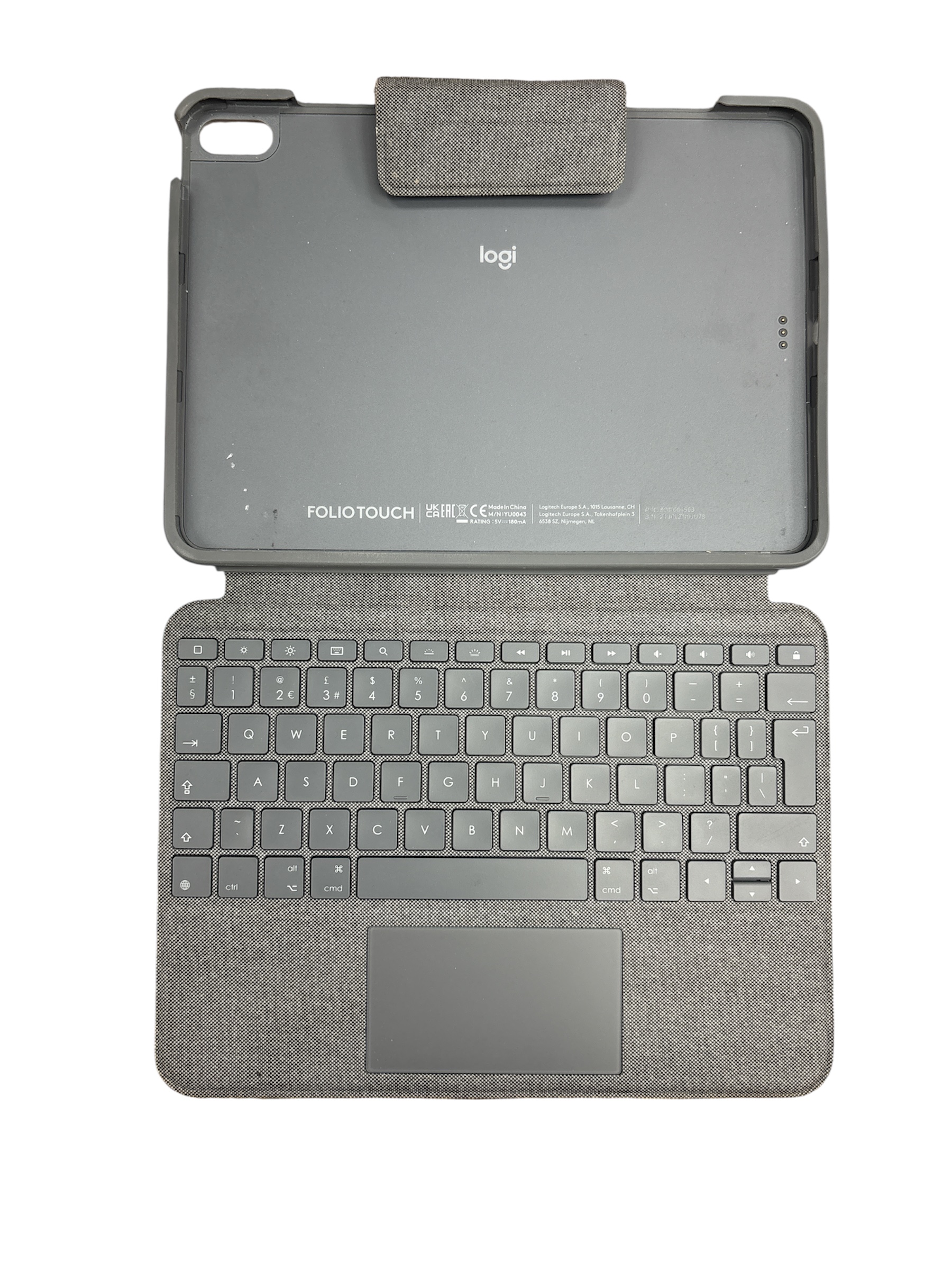 Product photo for Logitech Combo Touch Keyboard Case for iPad 10th Gen - Grey
