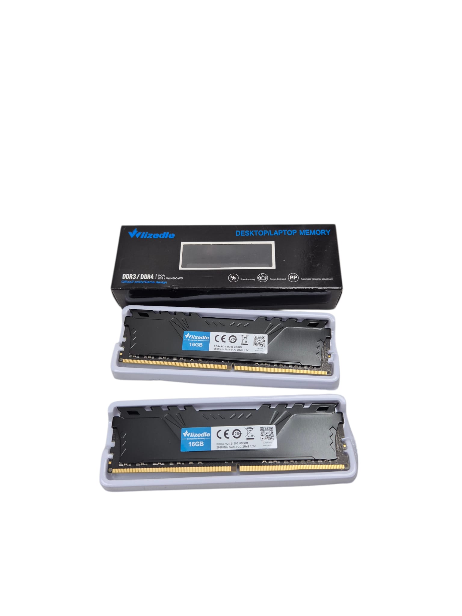Product photo for 16GB KIT Wlizedle DDR3 RAM 1600MHz CL11 DIMM Desktop Memory PC3-12800