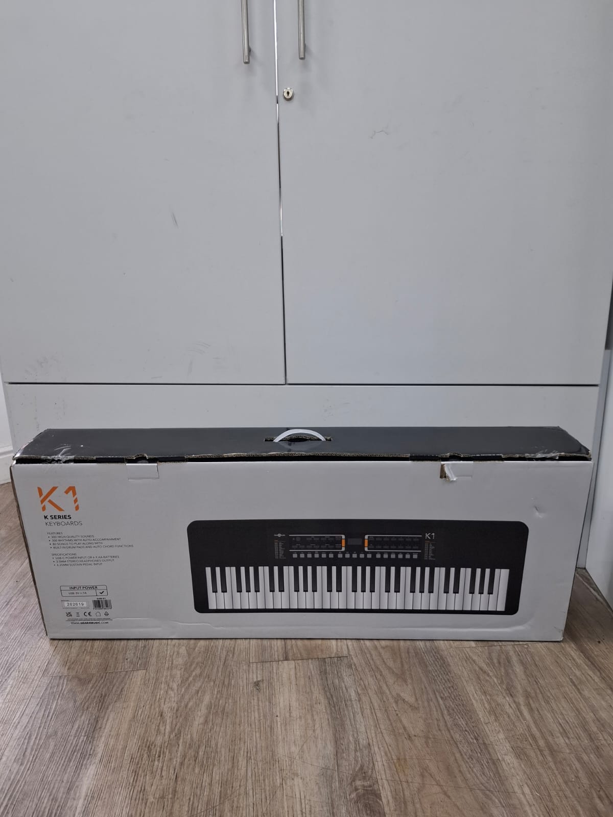 Product photo for K1 61-Note Keyboard by Gear4music
