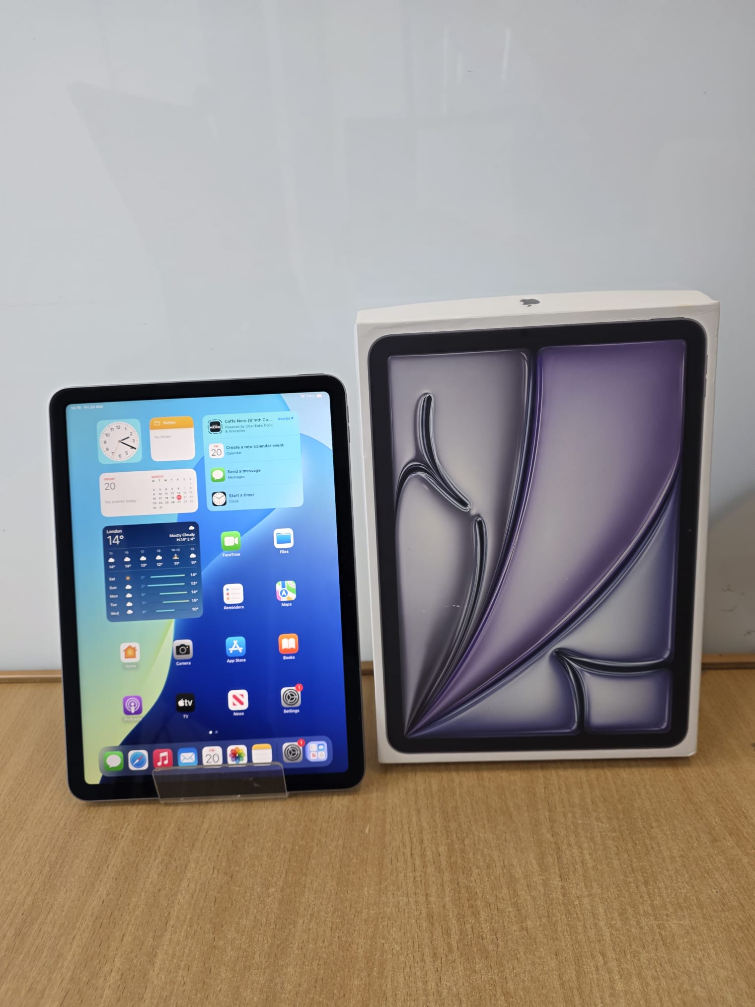 Product photo for Apple iPad Air 11 Inch M3 128GB WiFi Boxed Excellent Condition