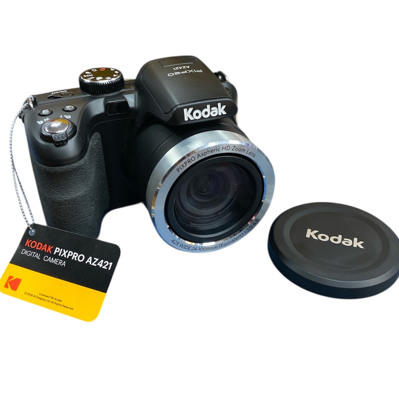 Product photo for Kodak Pixpro AZ421 Digital Camera Black HD Zoom Lens