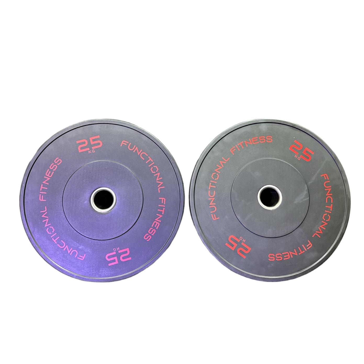Product photo for 25kg Bumber Weight Plates *PAIR*
