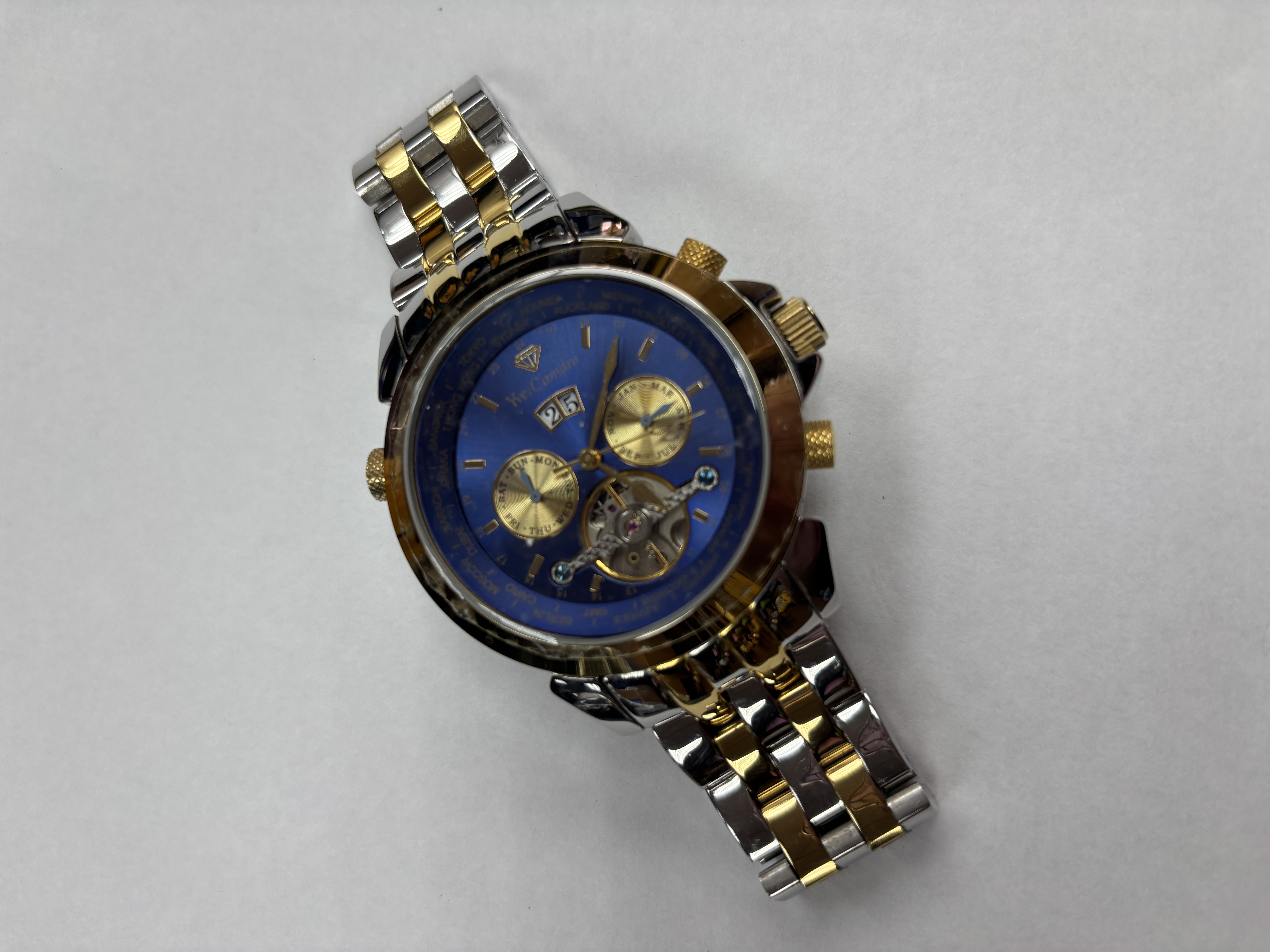 Product photo for Mens Yves Camani Automatic Wristwatch