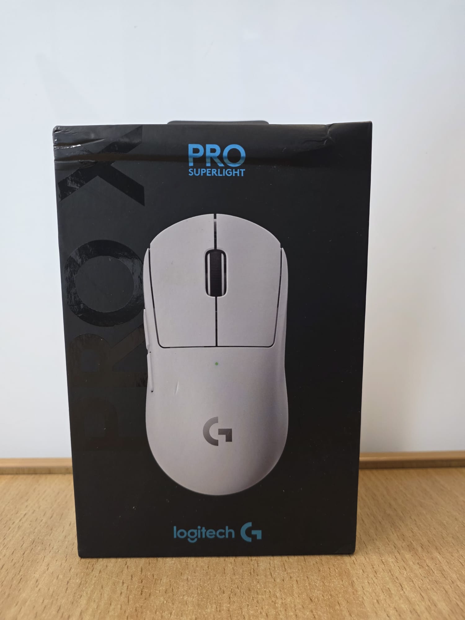 Product photo for Logitech Pro X Superlight Wireless Mouse White Boxed Very Good