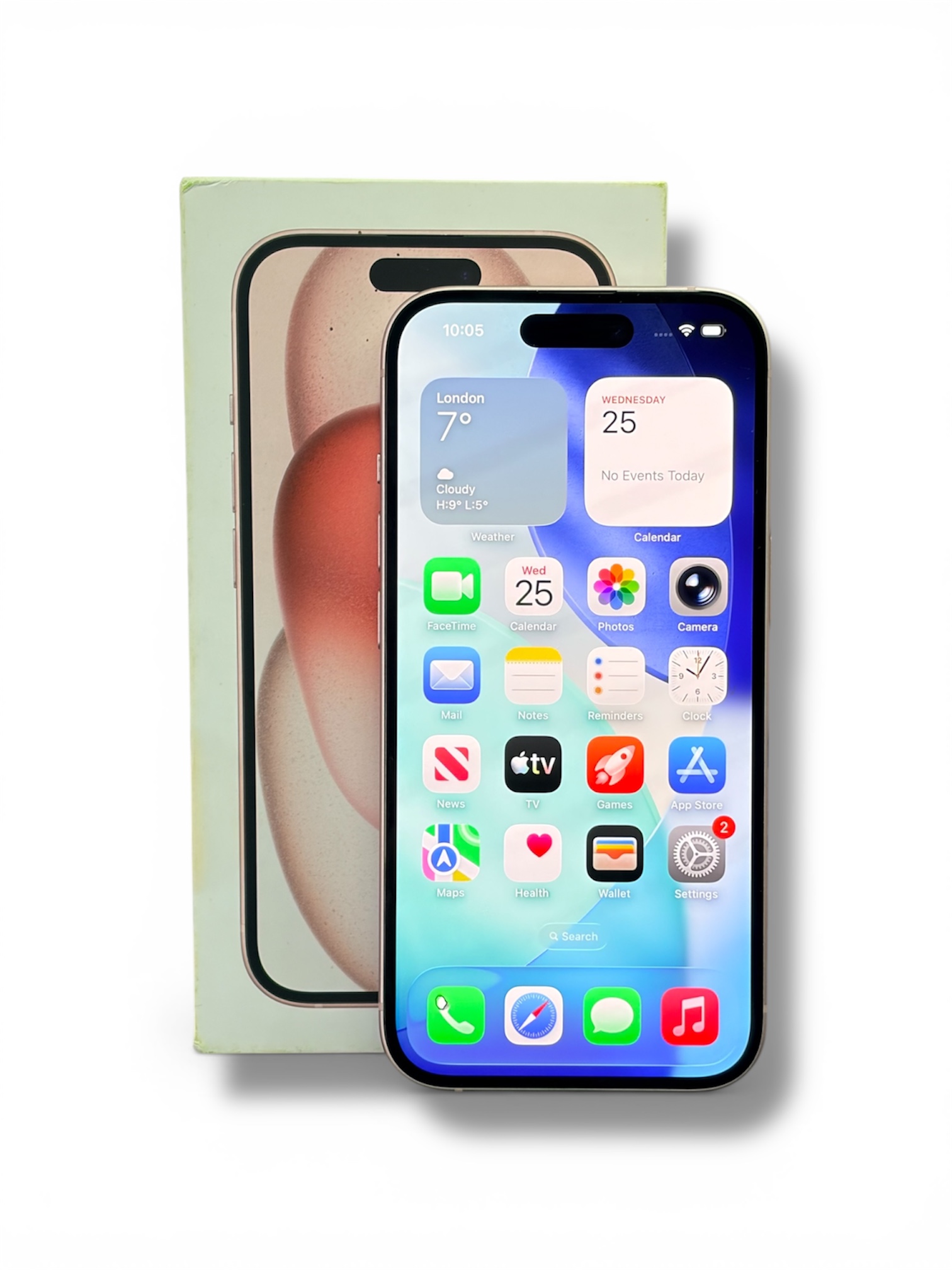Product photo for Apple iPhone 15 128GB Pink, Unlocked C