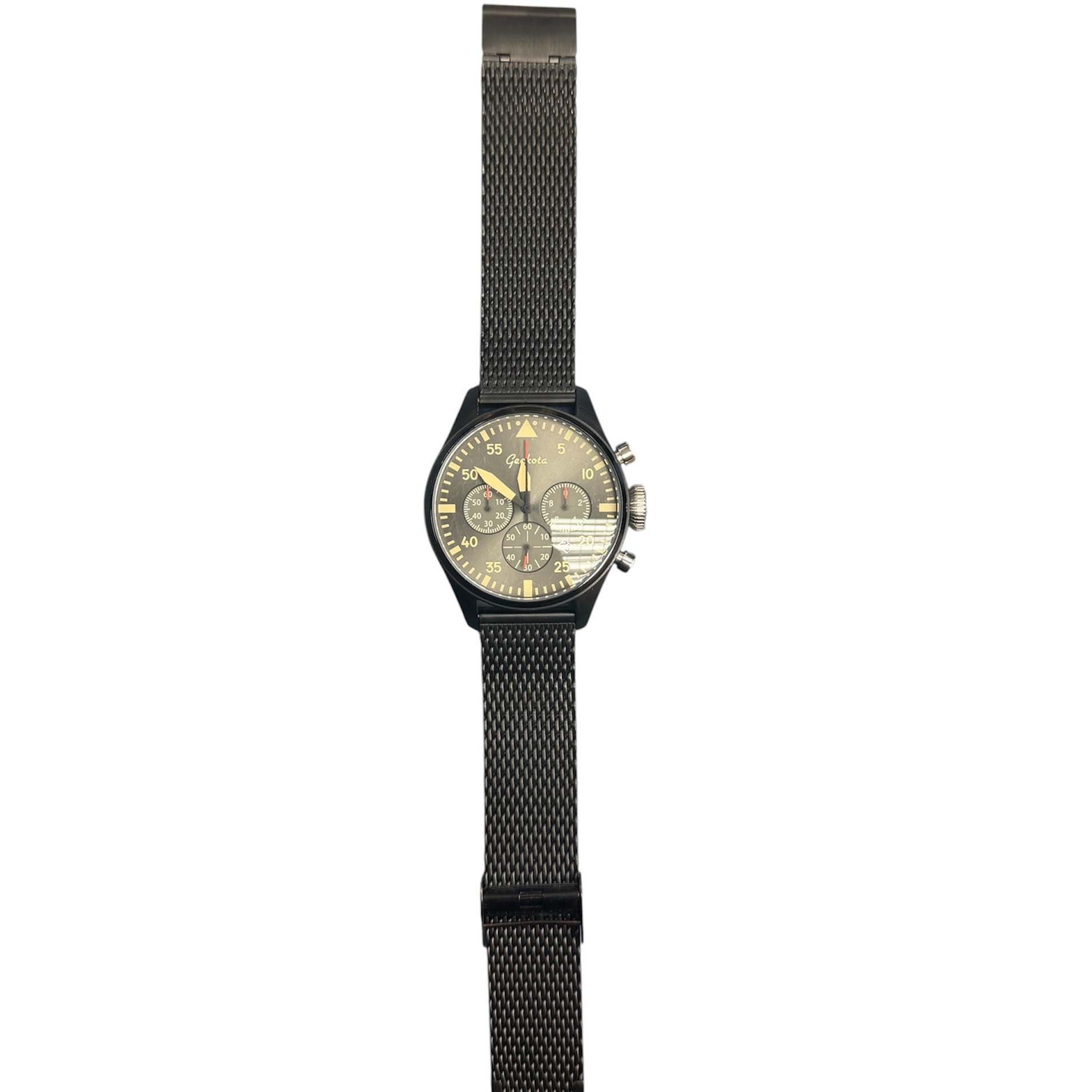 Product photo for Vintage Men's Geckota Pilots Chronograph Watch - K2 293
