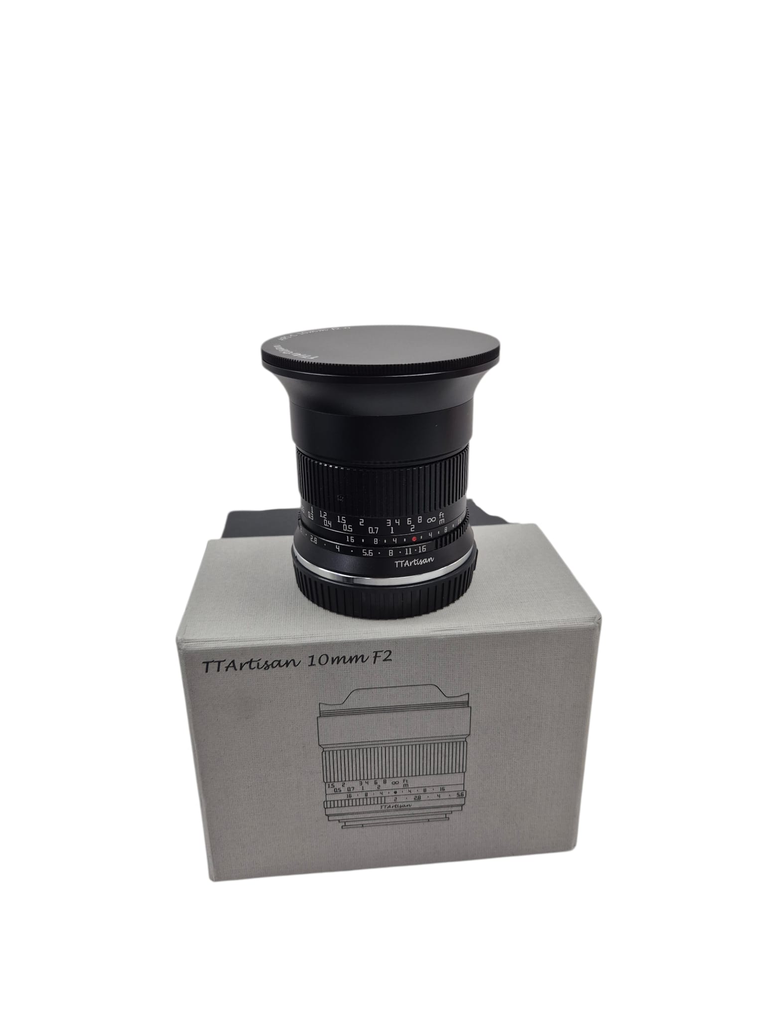 Product photo for TTArtisan 10mm F2 - z mount nikon, Metal Bodied Lens, Boxed, Excellent Condition