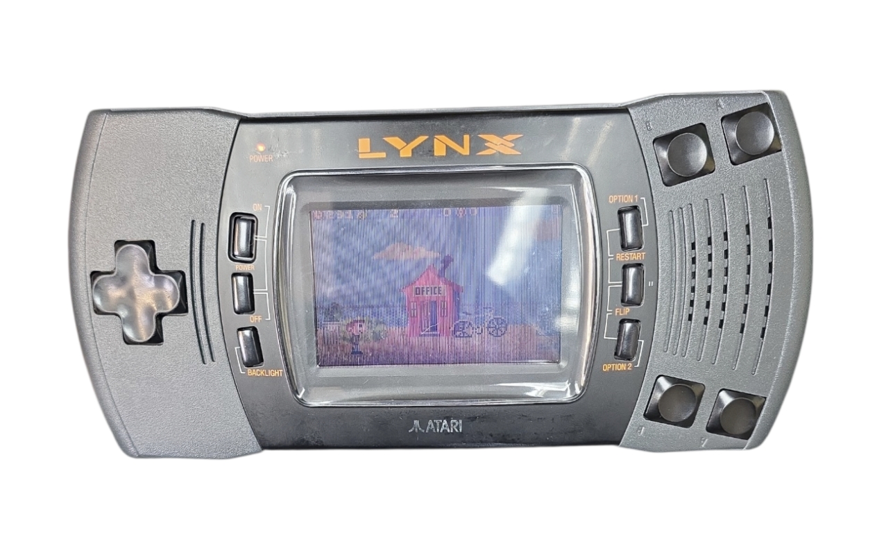 Released in 1991, the Atari Lynx II was a handheld gaming