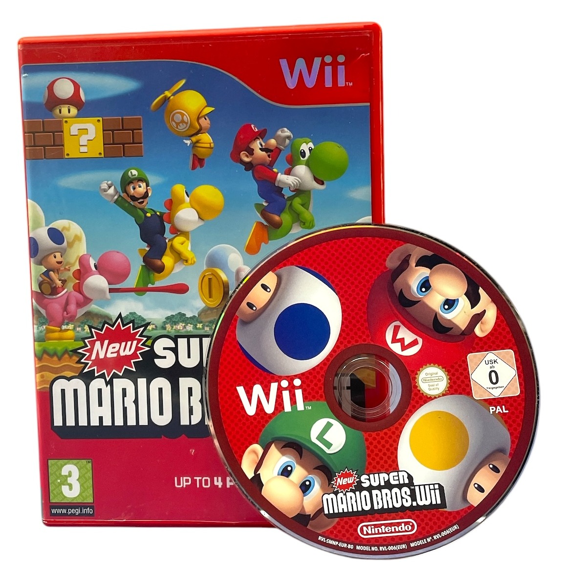 Product photo for New Super Mario Bros Wii Game