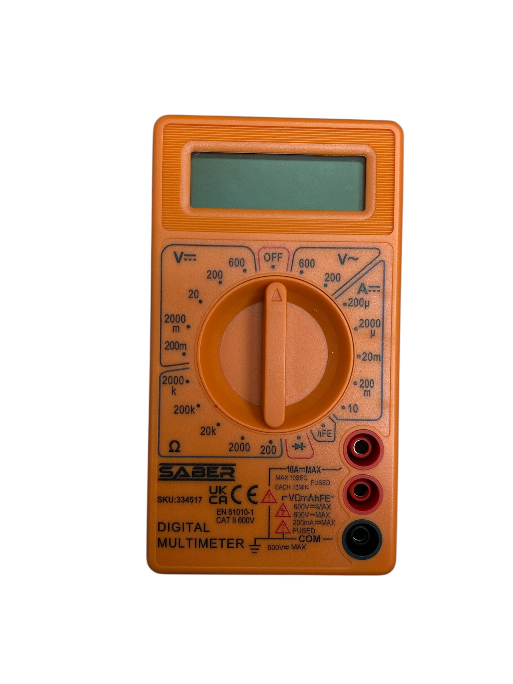 Product photo for saber digital multimeter