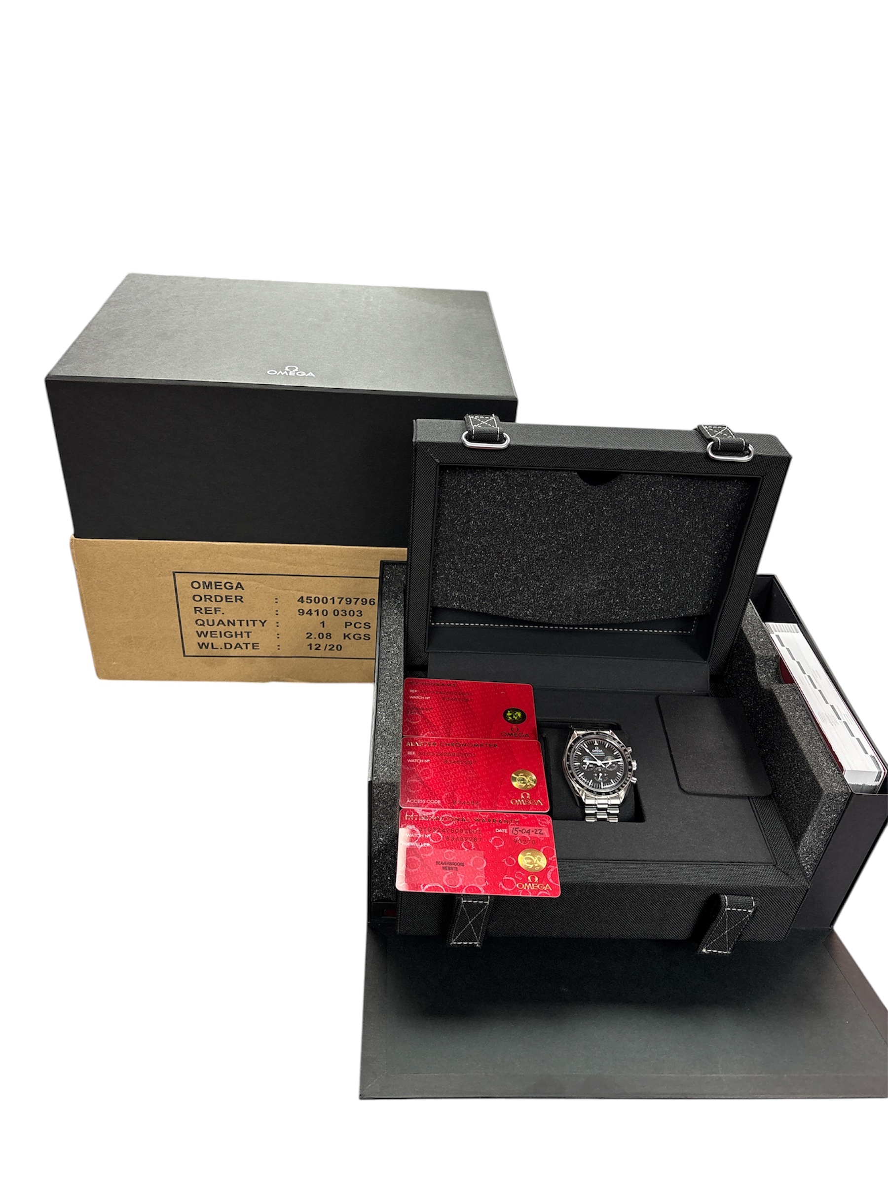 Product photo for OMEGA Speedmaster Moonwatch Professional Hesalite 310.30.42.50.01.001