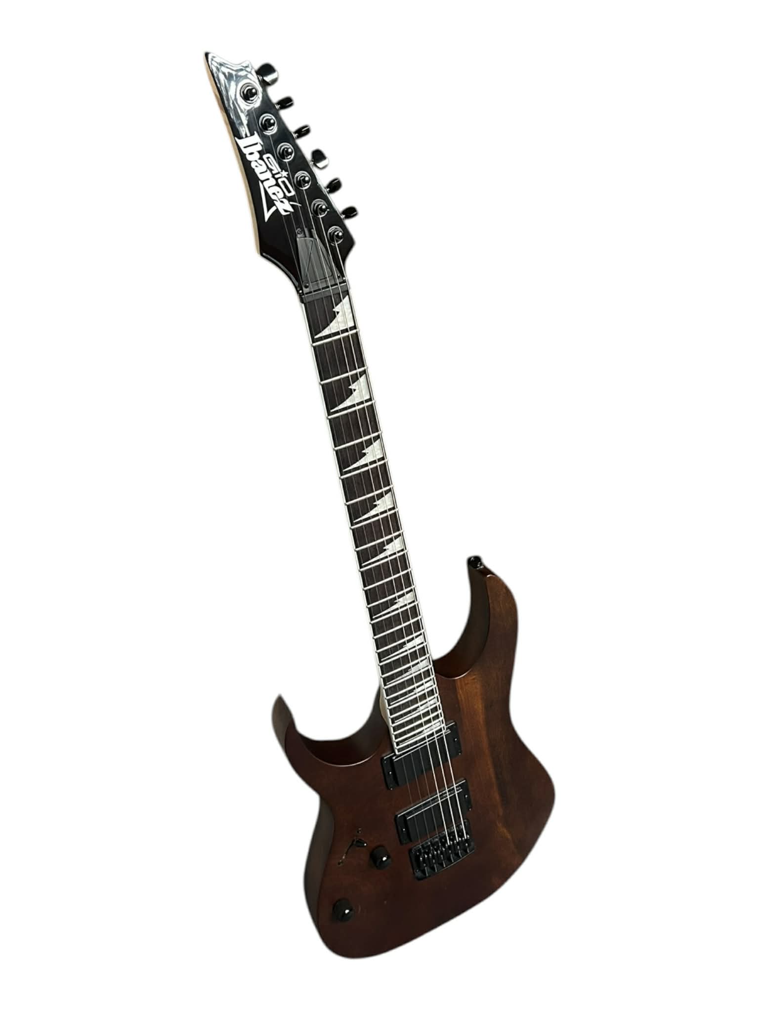 Product photo for Ibanez GIO RG Series GRG121 Left Handed Electric Guitar - Walnut Flat