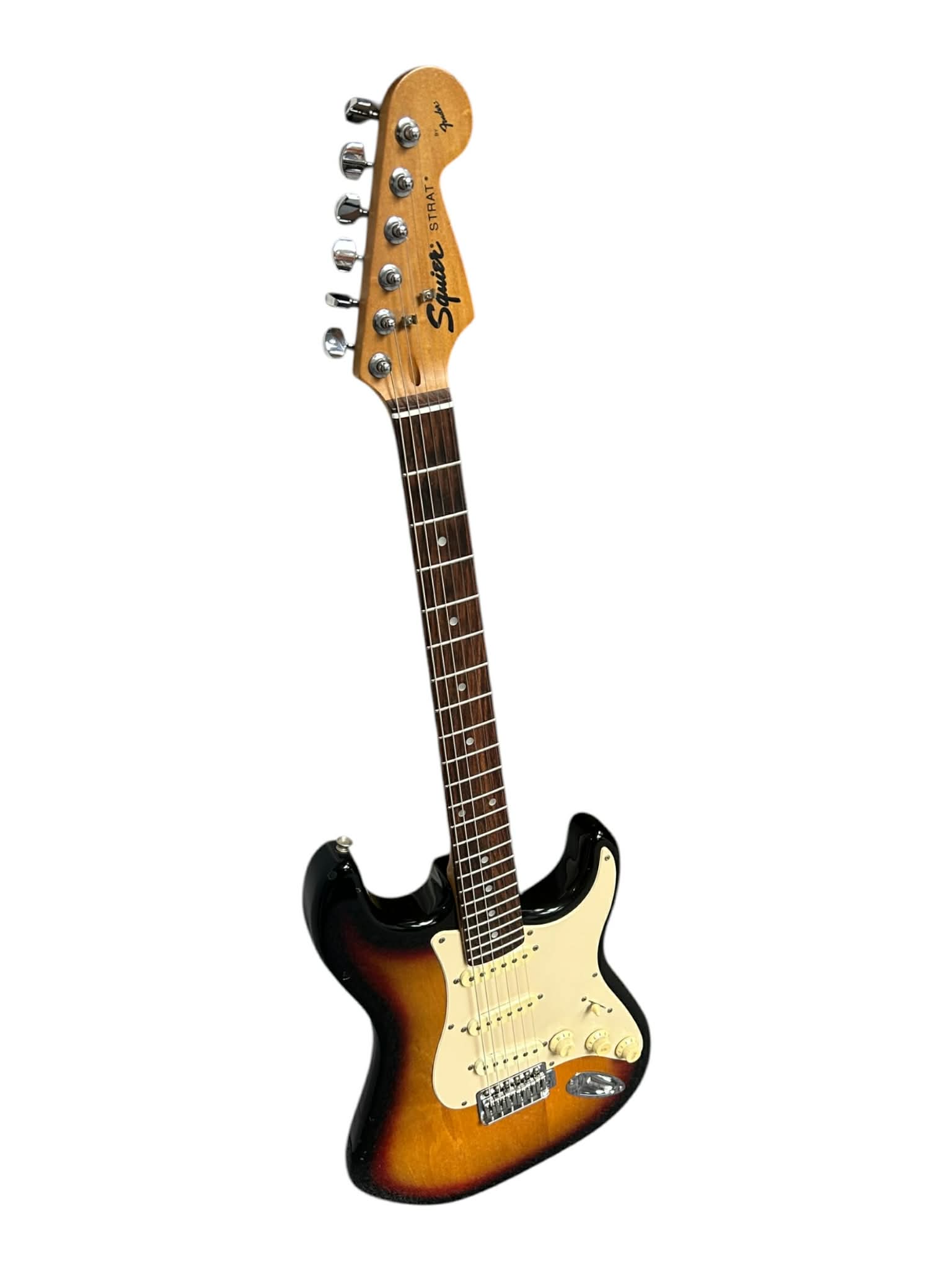 Product photo for Squier Affinity Series Stratocaster with Rosewood Fretboard - Color Sunburst