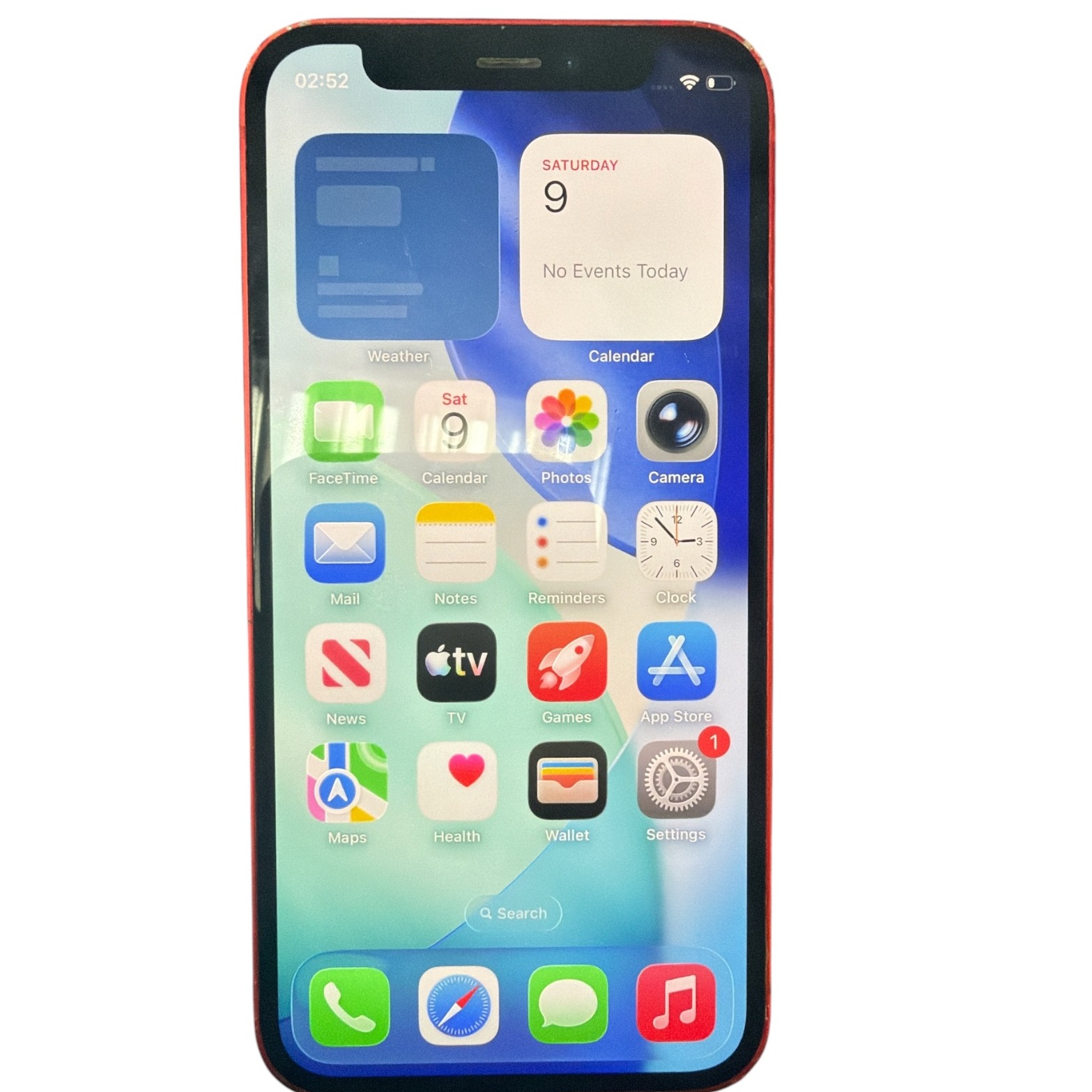Product photo for Apple iPhone 12 Mini 256GB Product Red, Unlocked B