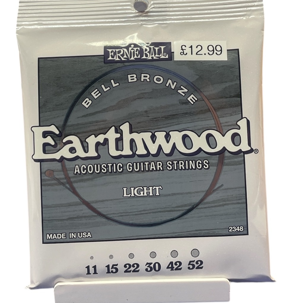 Product photo for Ernie Ball Light Earthwood Bell Bronze Acoustic Guitar Strings P02348