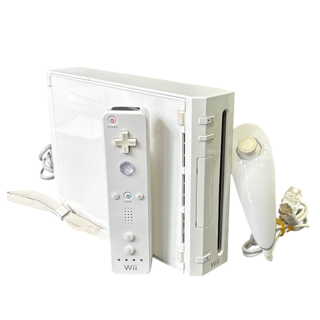 Product photo for Nintendo Wii Console, White (No Game), Unboxed